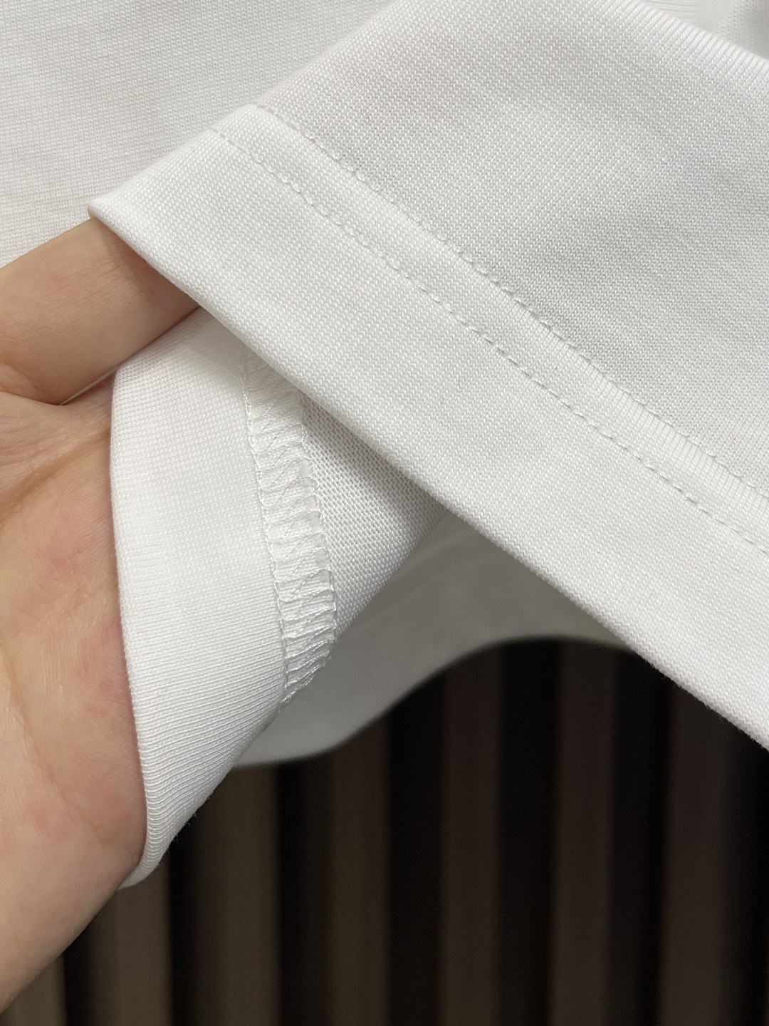 2025ss rubber lettering short-sleeved T-shirt