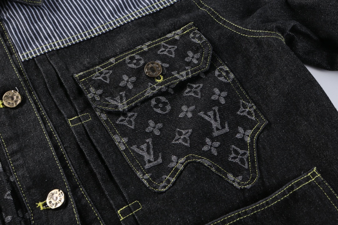 Classic Denim Patchwork Jacket