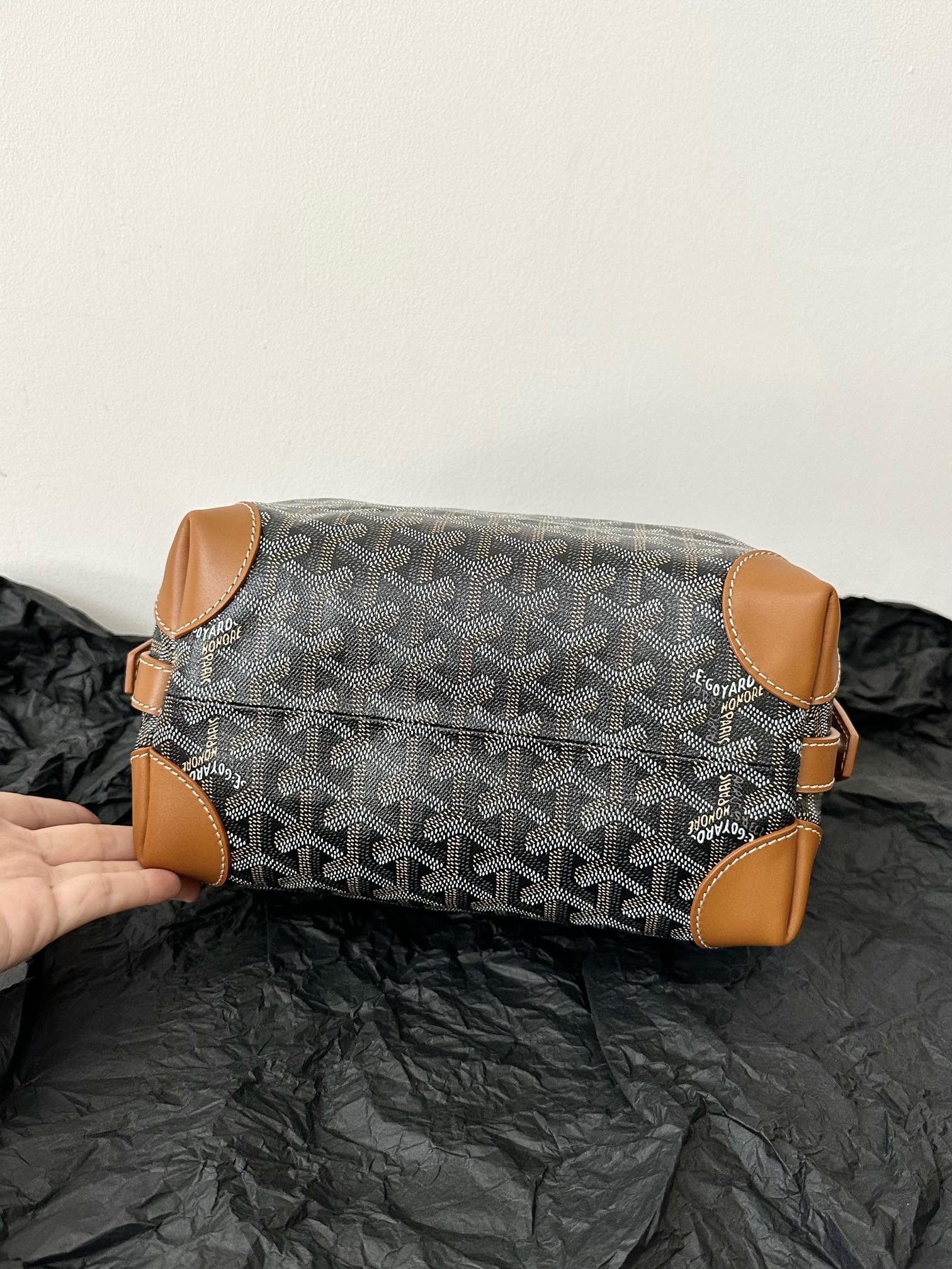 Cosmetic Bag 24CM Black Tan