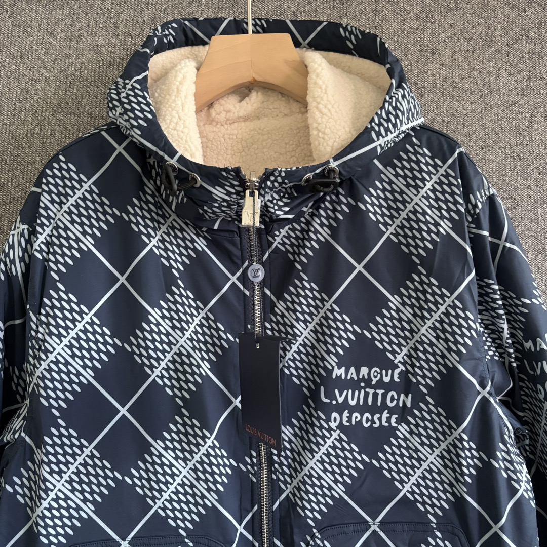 Hooded Reversible Long Sleeve Jacket