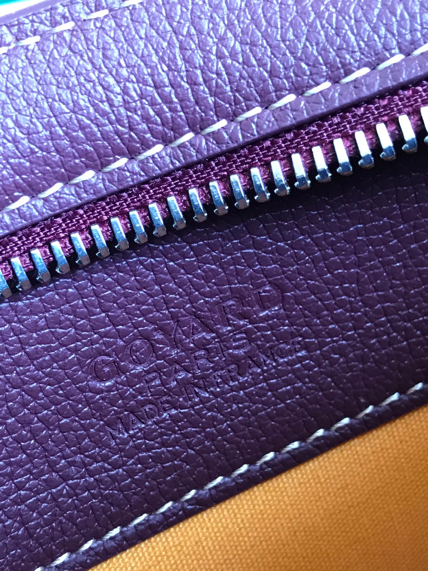 25 In Wine Red Lambskin And Canvas