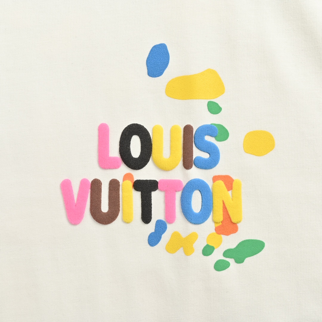 Foam Printed Lettering T-shirt