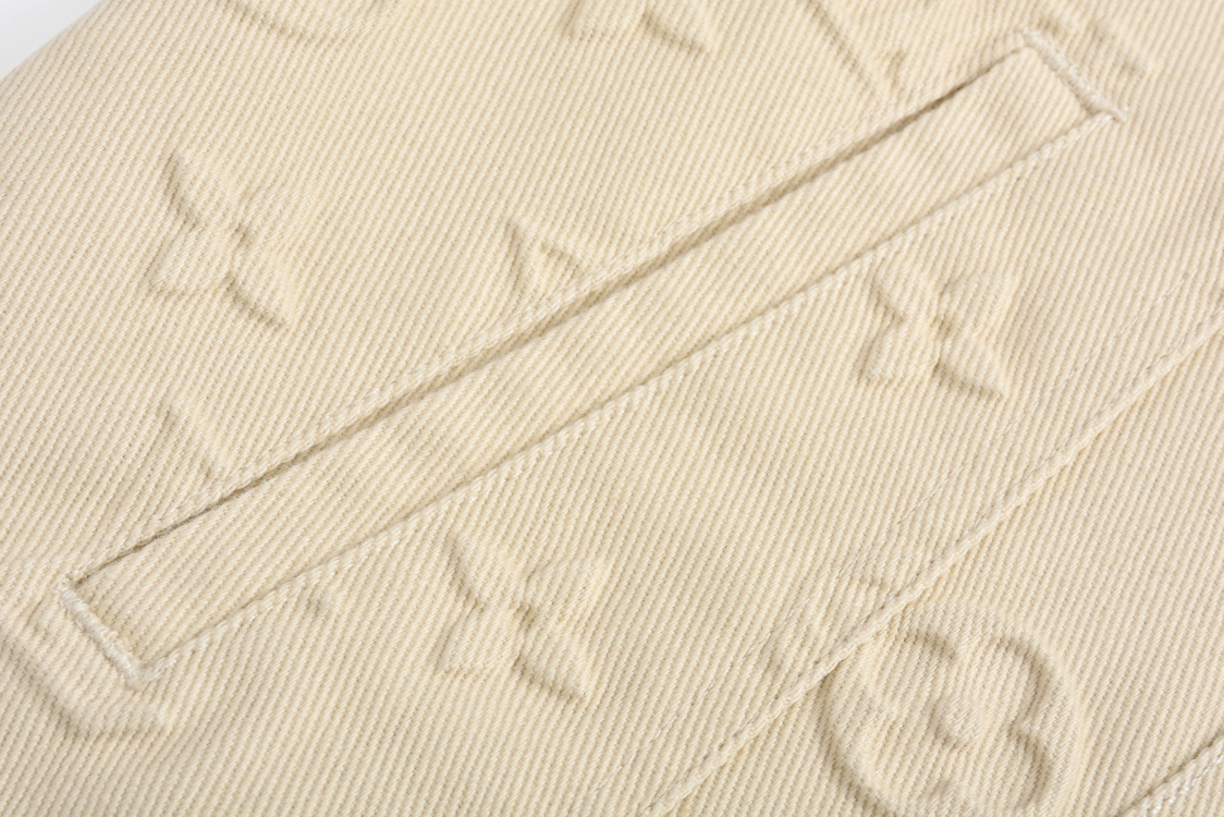 All over printed embossed jacket