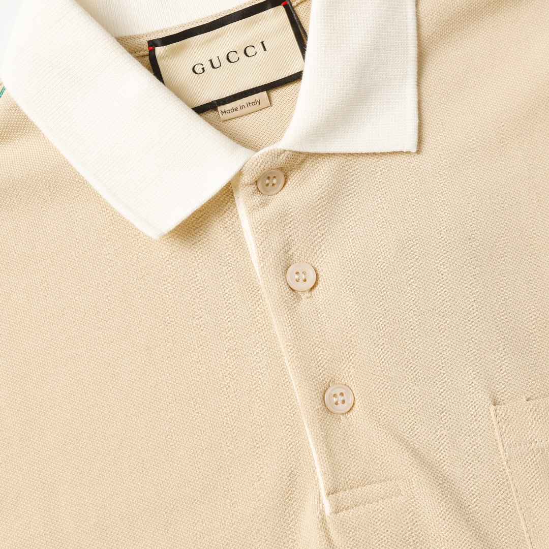 Embroidered Patch Polo Shirt