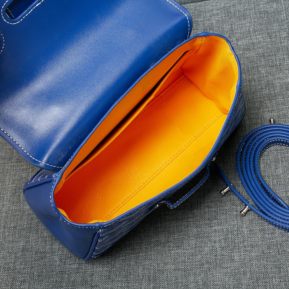 Mini Bag Blue Canvas