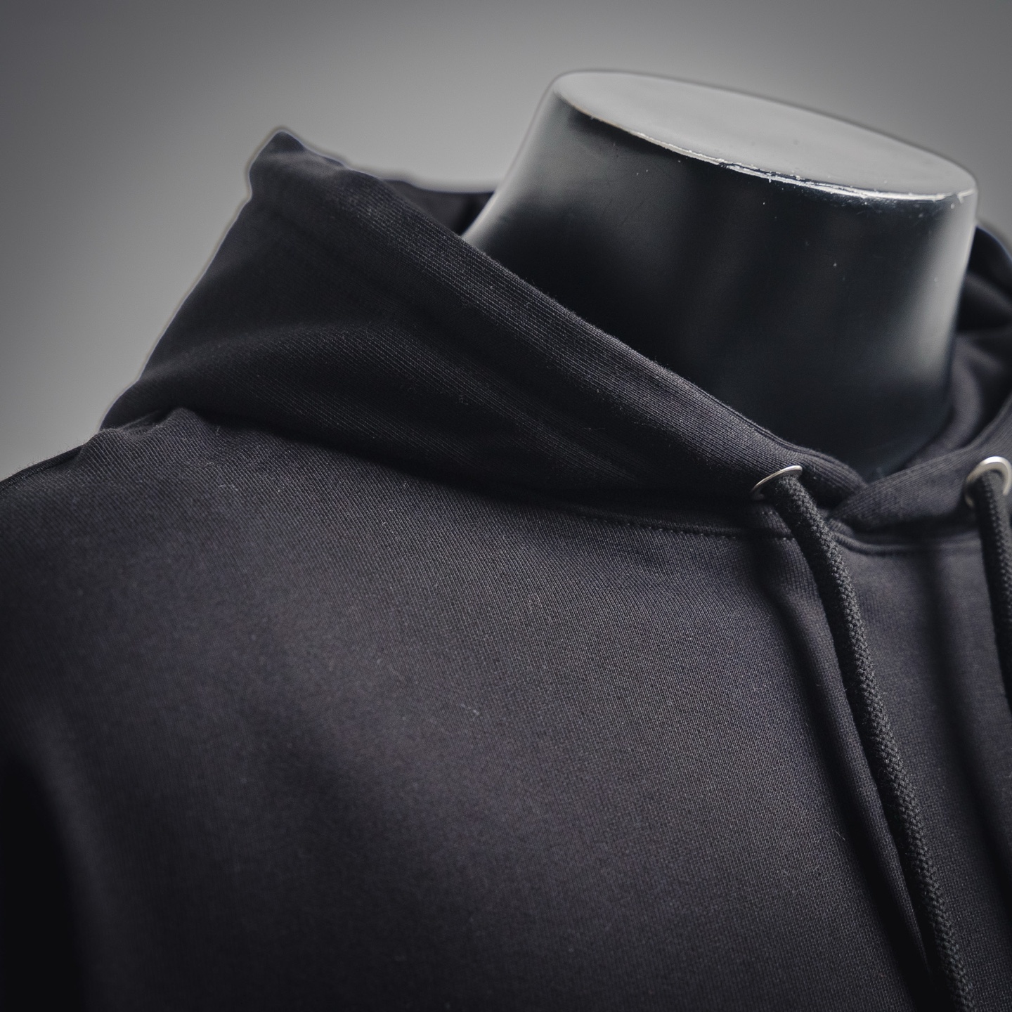 Embossed Chest Logo with Leather Pocket Hoodies