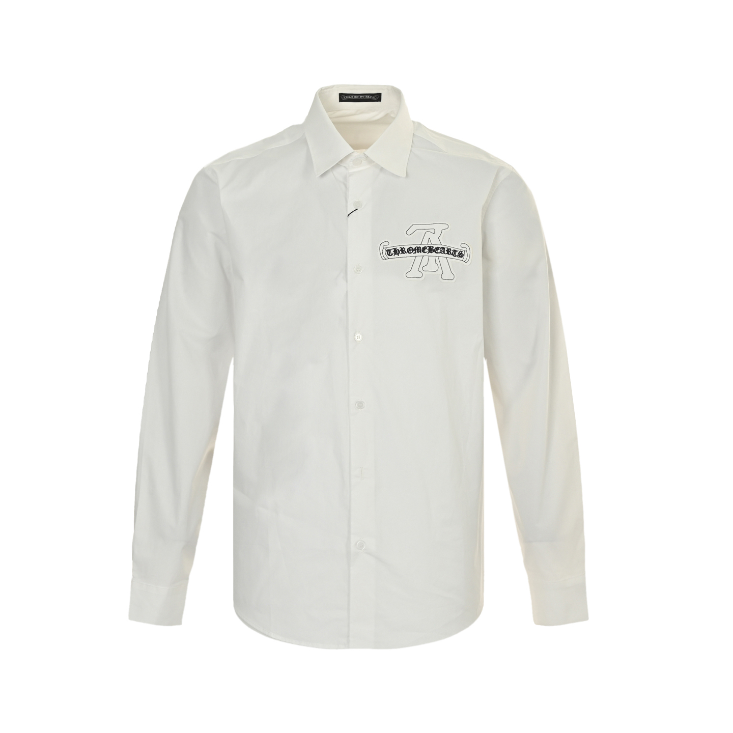 Men's cross embroidered shirt