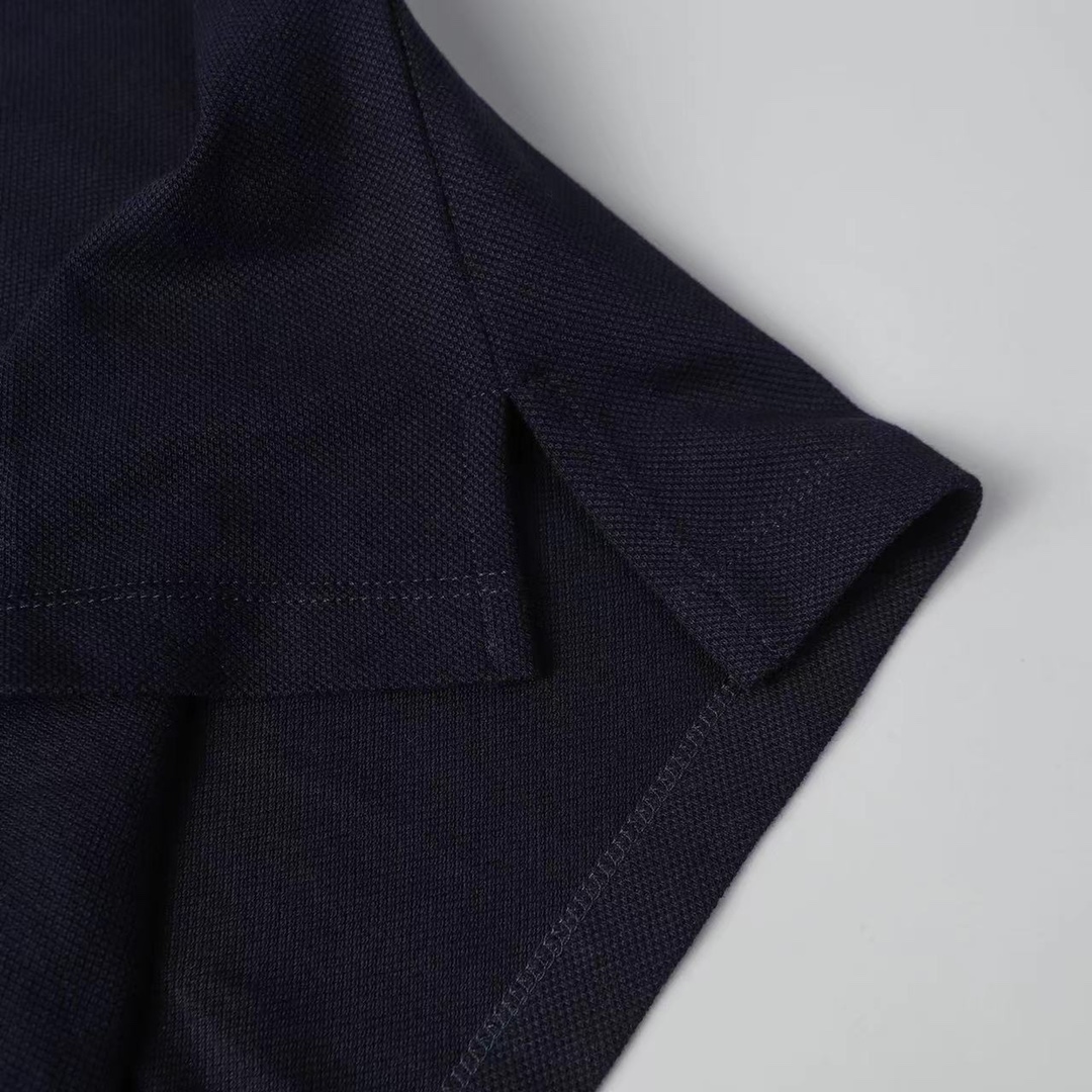 Embroidered Patch Polo Shirt