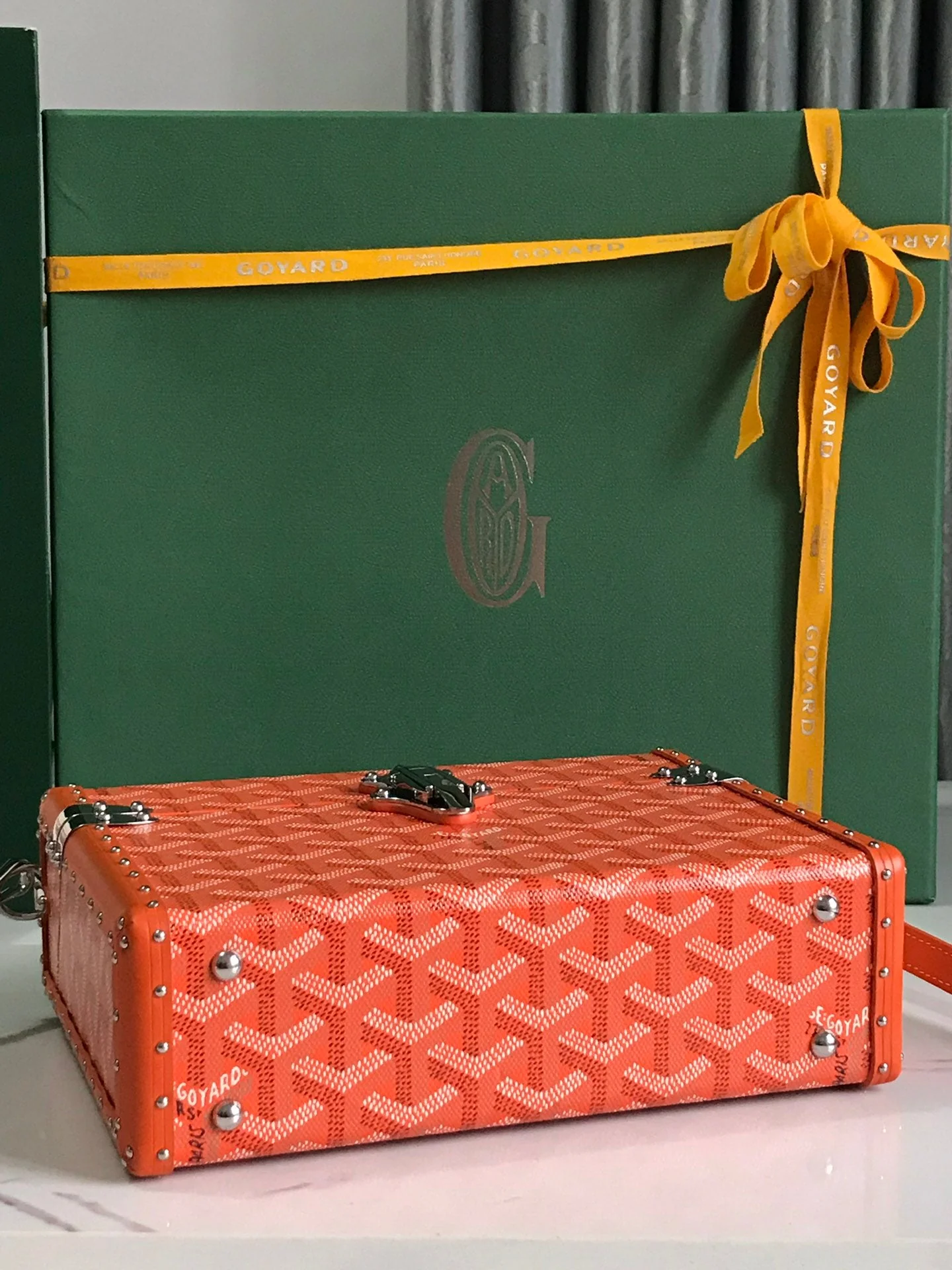 Bag 21 In Red Canvas & Cowhide