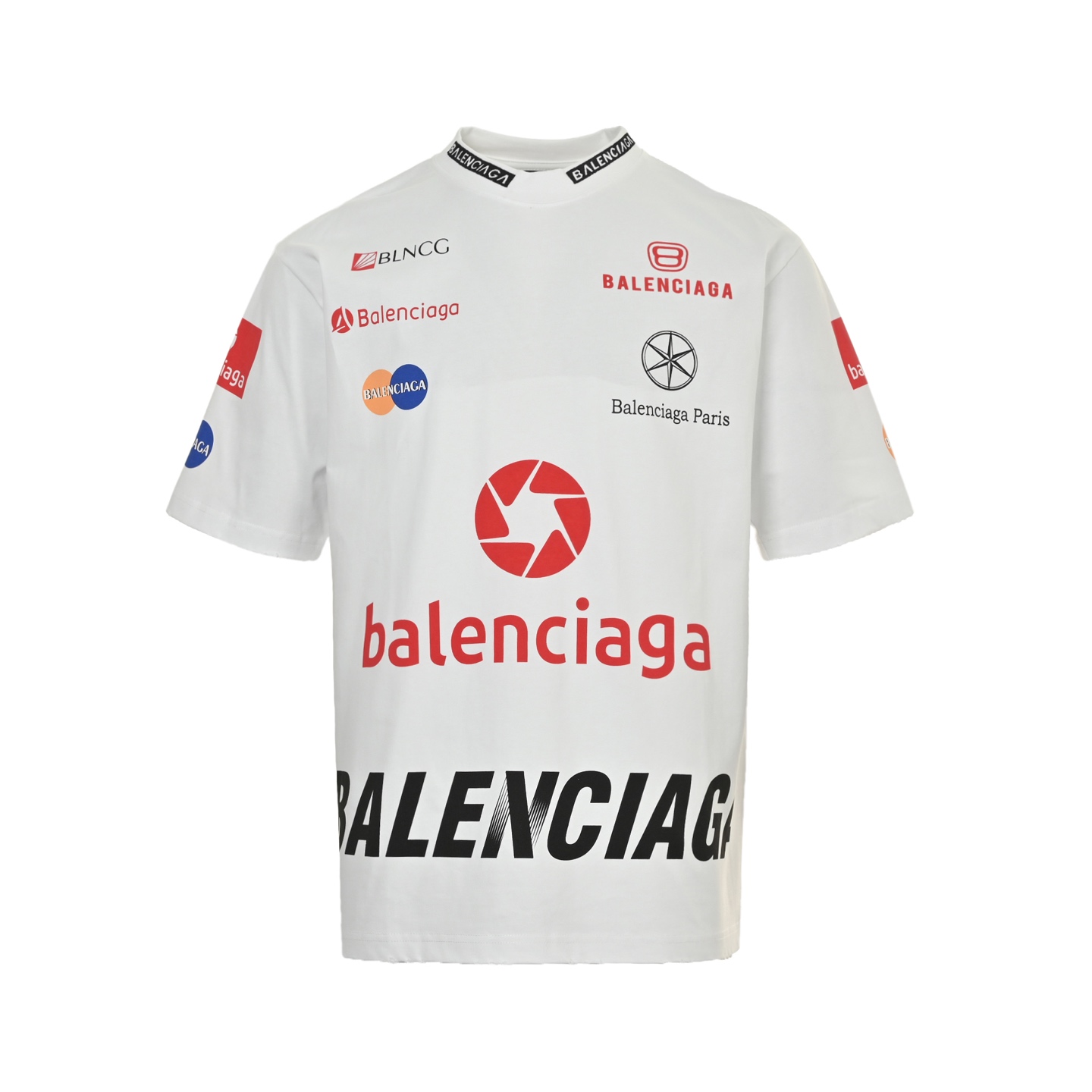 25ss multi-print short-sleeved T-shirt