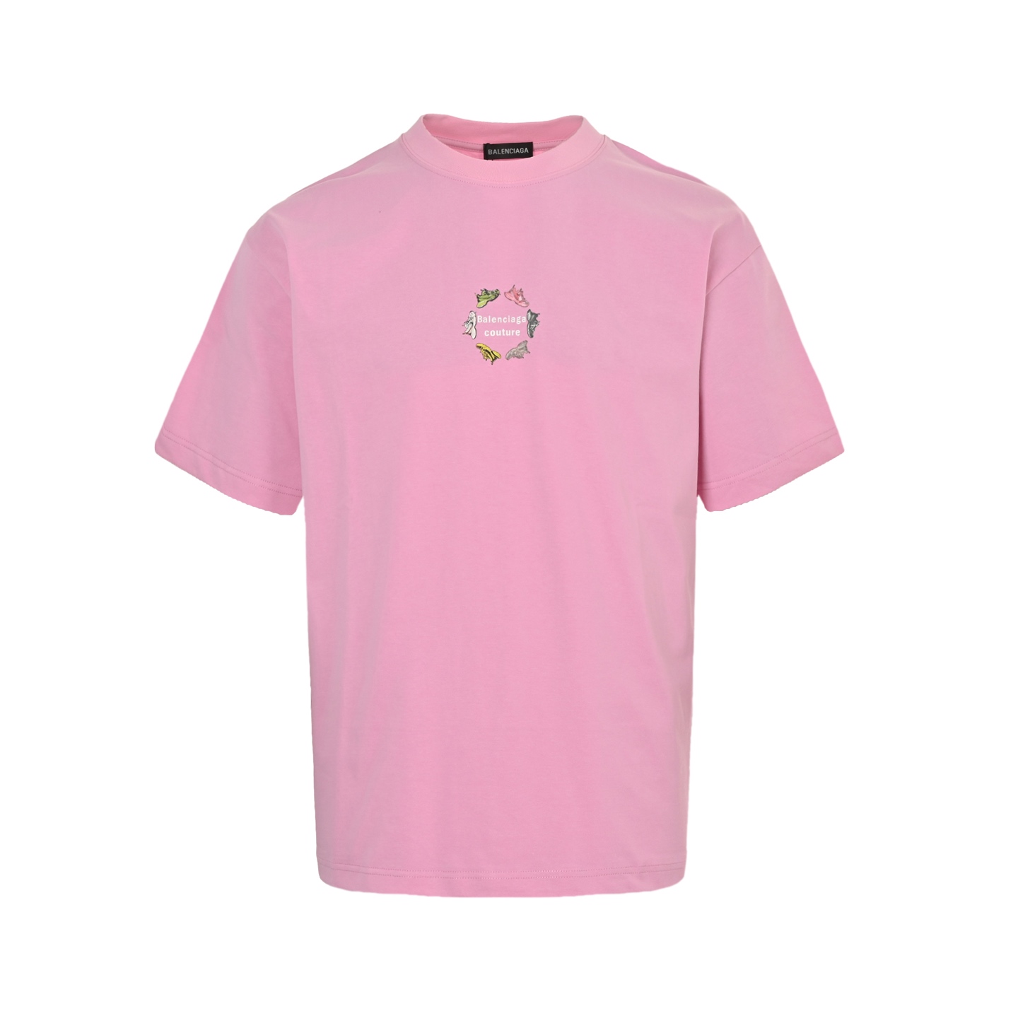 25ss Daddy Shoes Letter Print Short Sleeve T-shirt