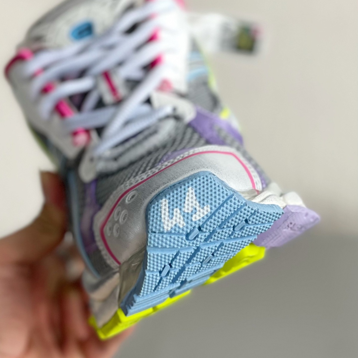 Runner rubber and mesh sneakers