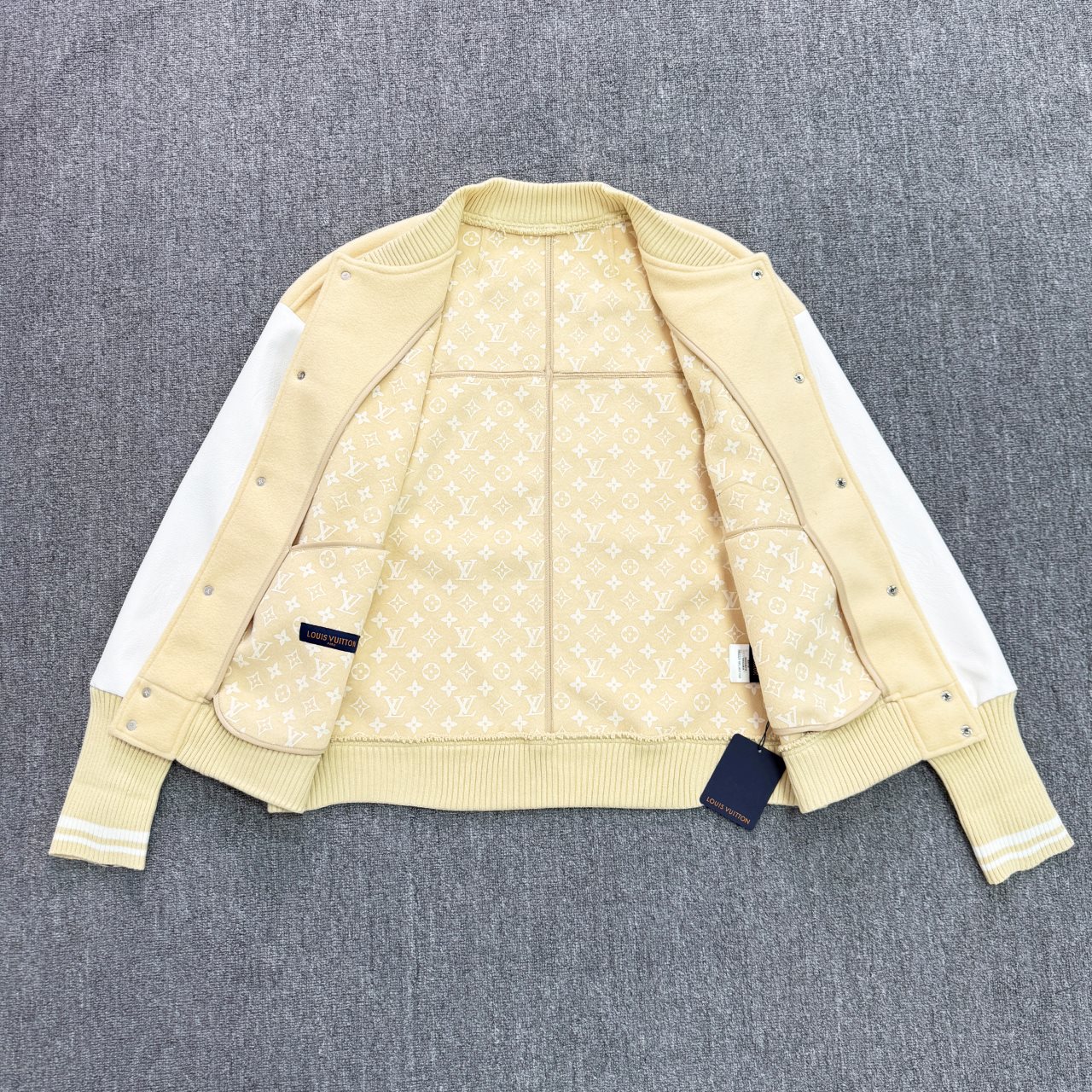 Autumn And Winter Leather Patchwork Baseball Casual Jacket