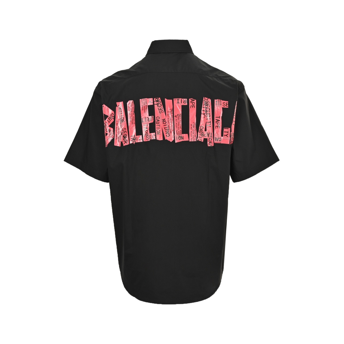 25SS Back Red Tape Short-Sleeve Shirt