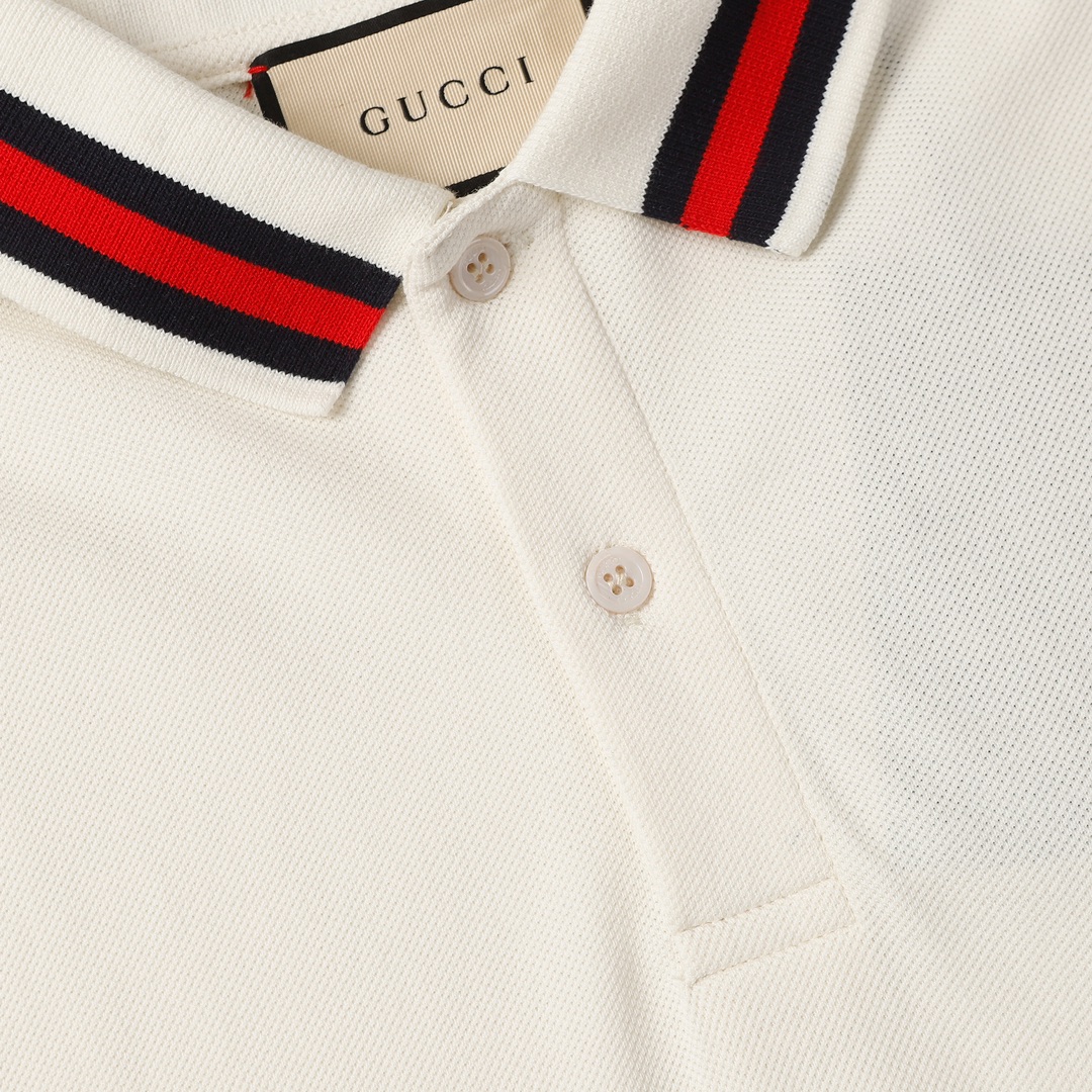 Pocket Embroidered Short-Sleeved Polo Shirt