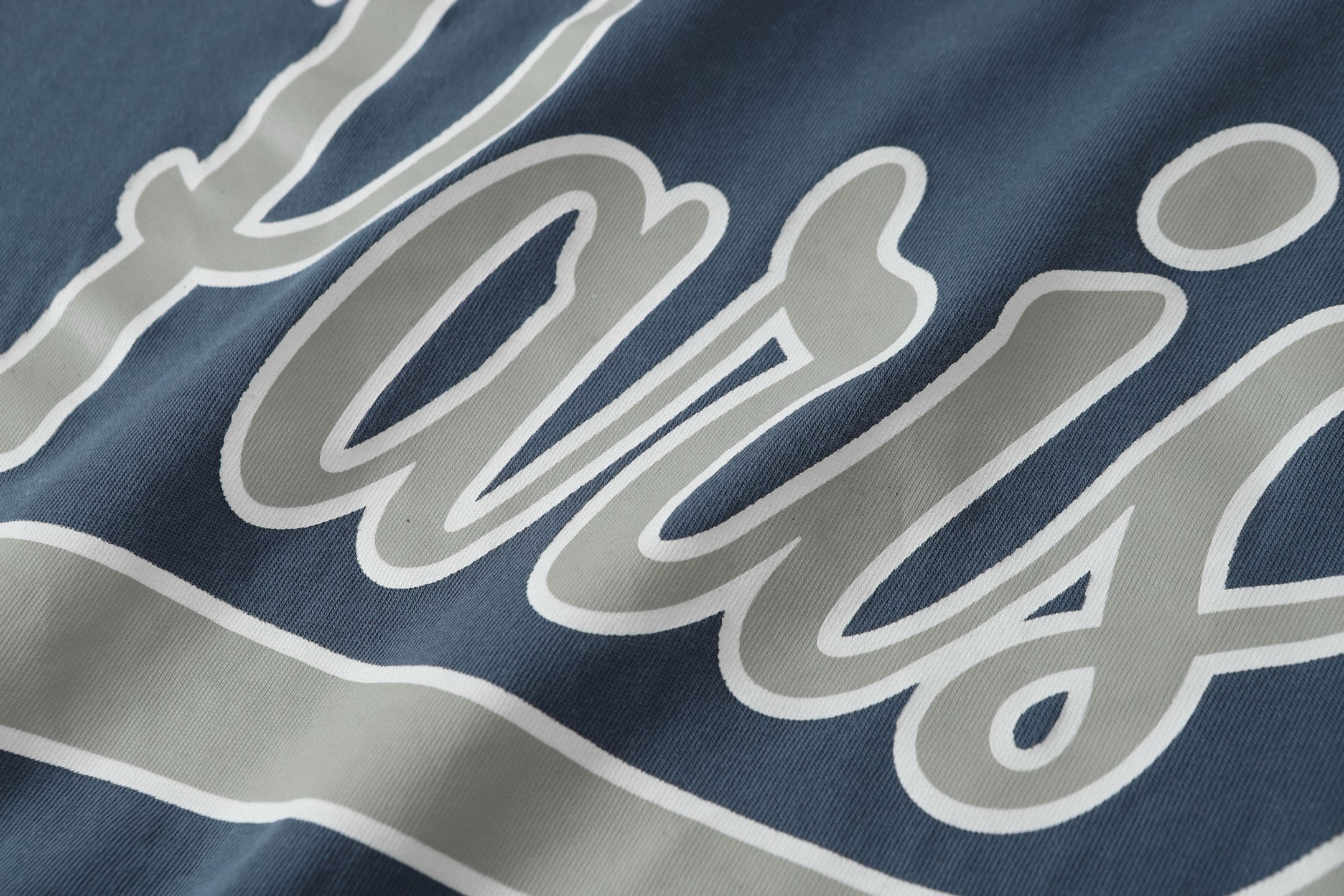 Washed T-shirt with lettering print