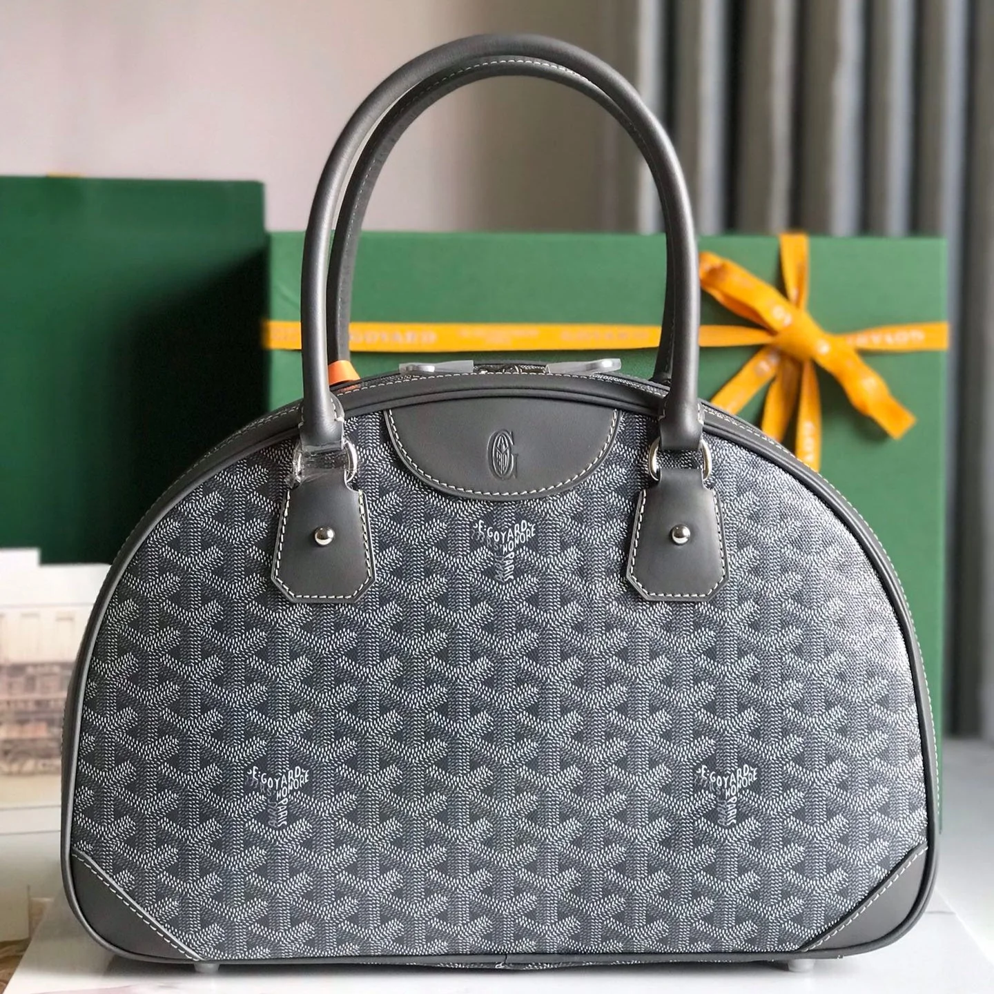Grey Calfskin Handbag