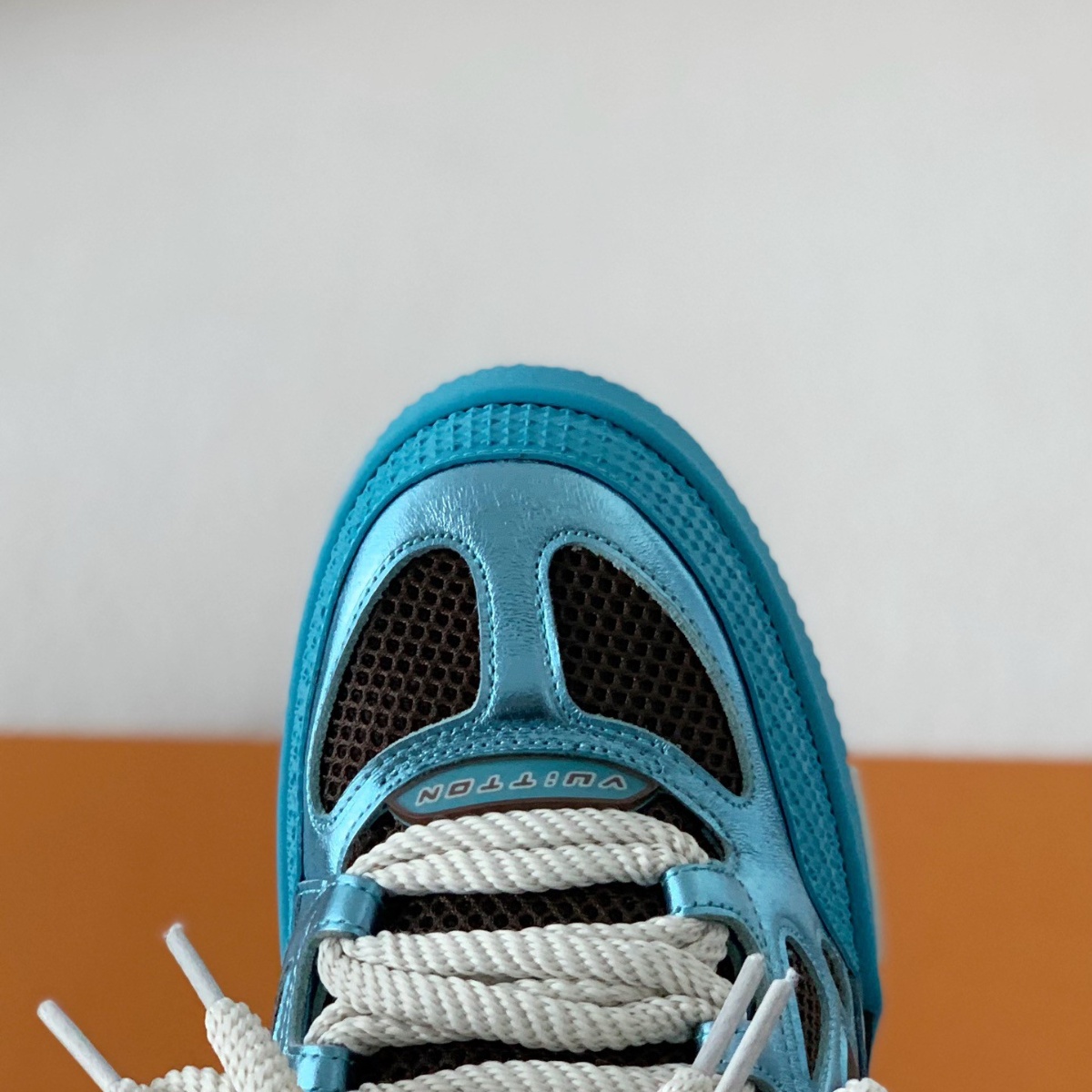 Skate Trainer Blue Brown