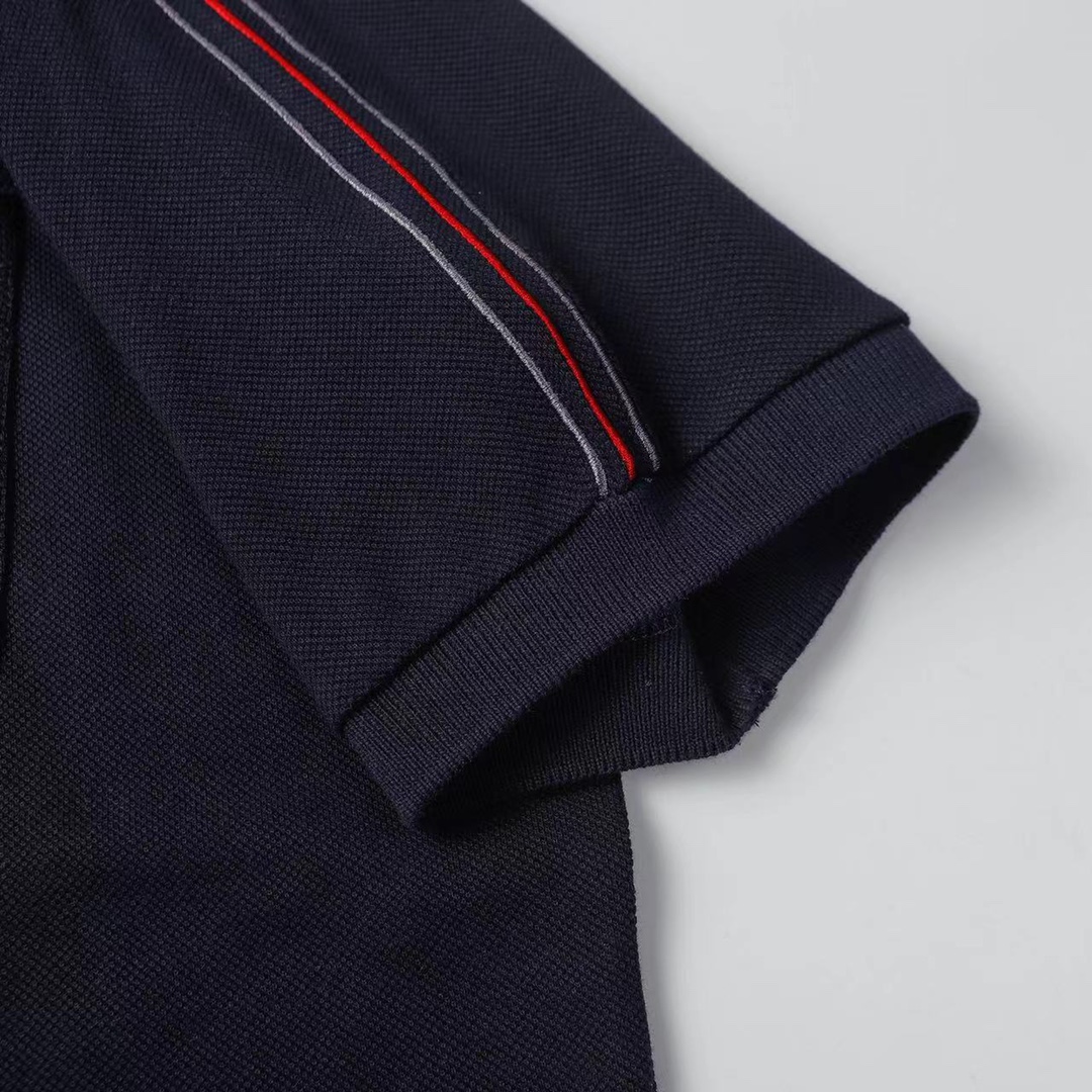 Embroidered Patch Polo Shirt