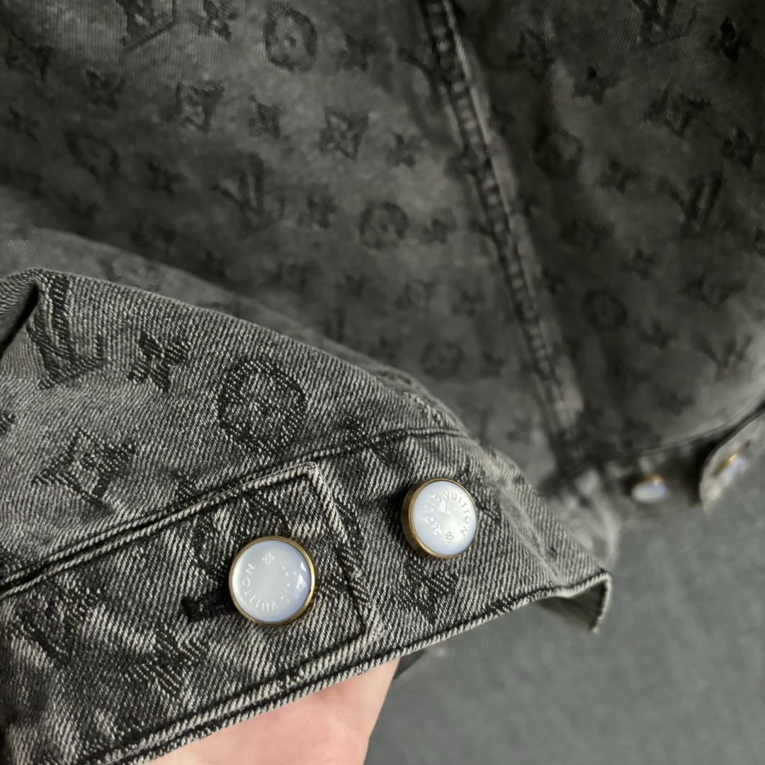 Heavy Jacquard Denim Jacket