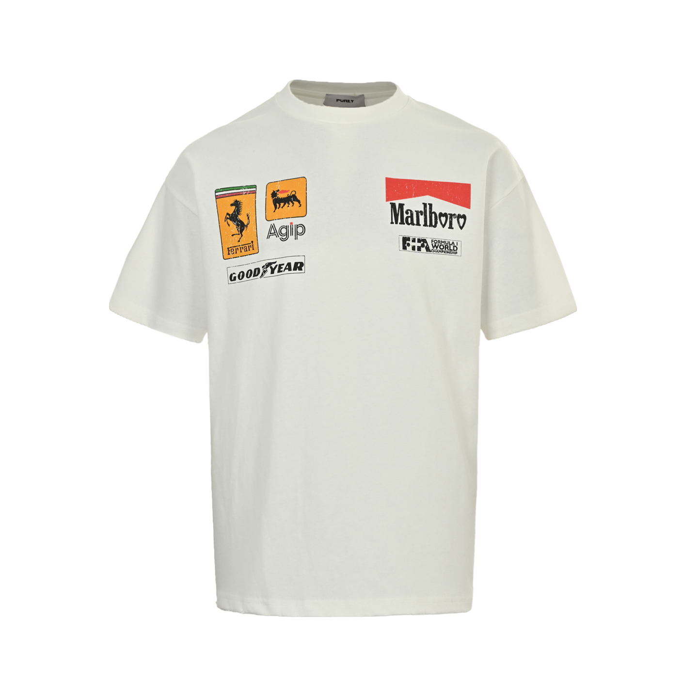 Racing print T-shirt