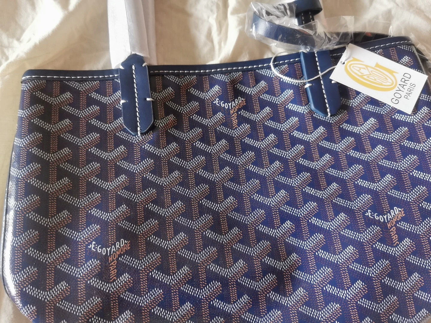 Mini 38CM Blue Canvas Bag