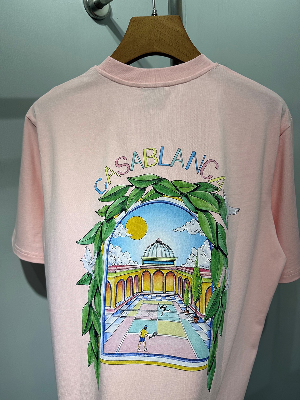 Casablanca Digital printed round neck T-shirt