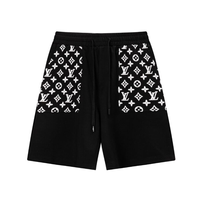 High craft printed knitted shorts