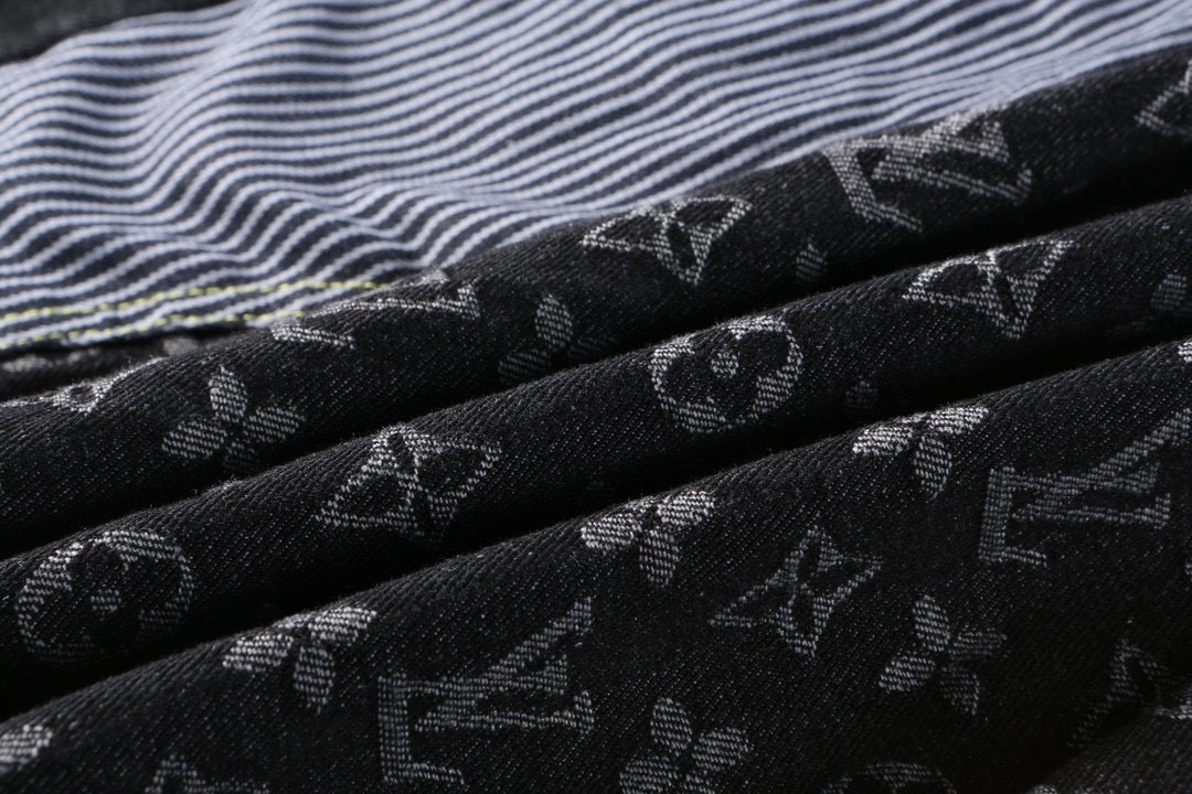 Classic Denim Patchwork Jacket