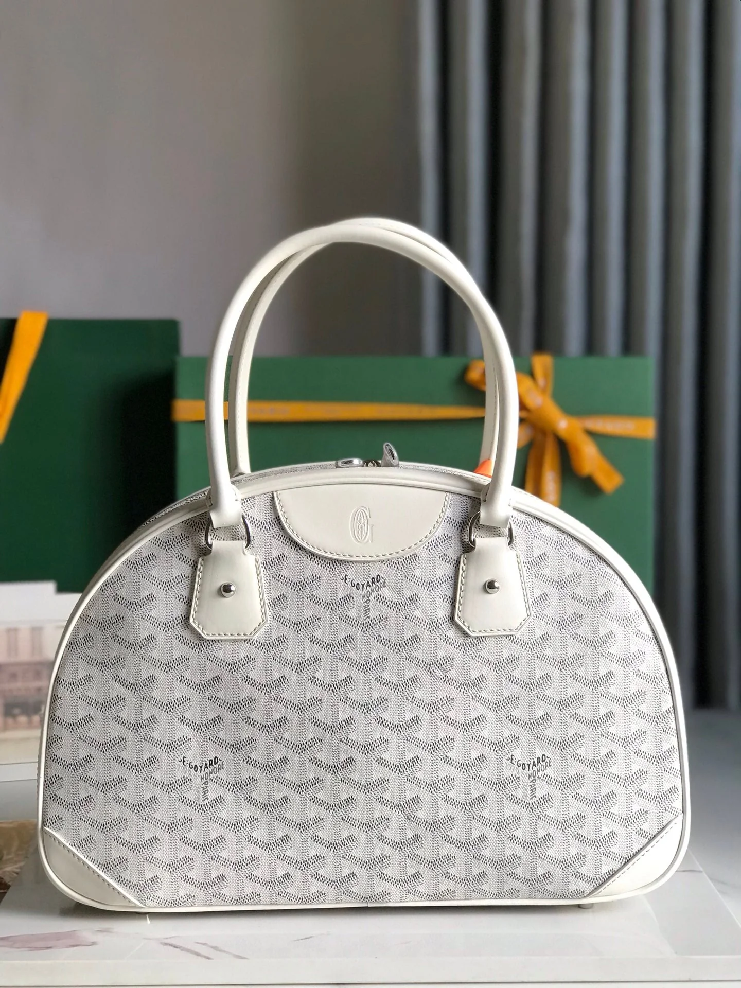 White Calfskin Handbag