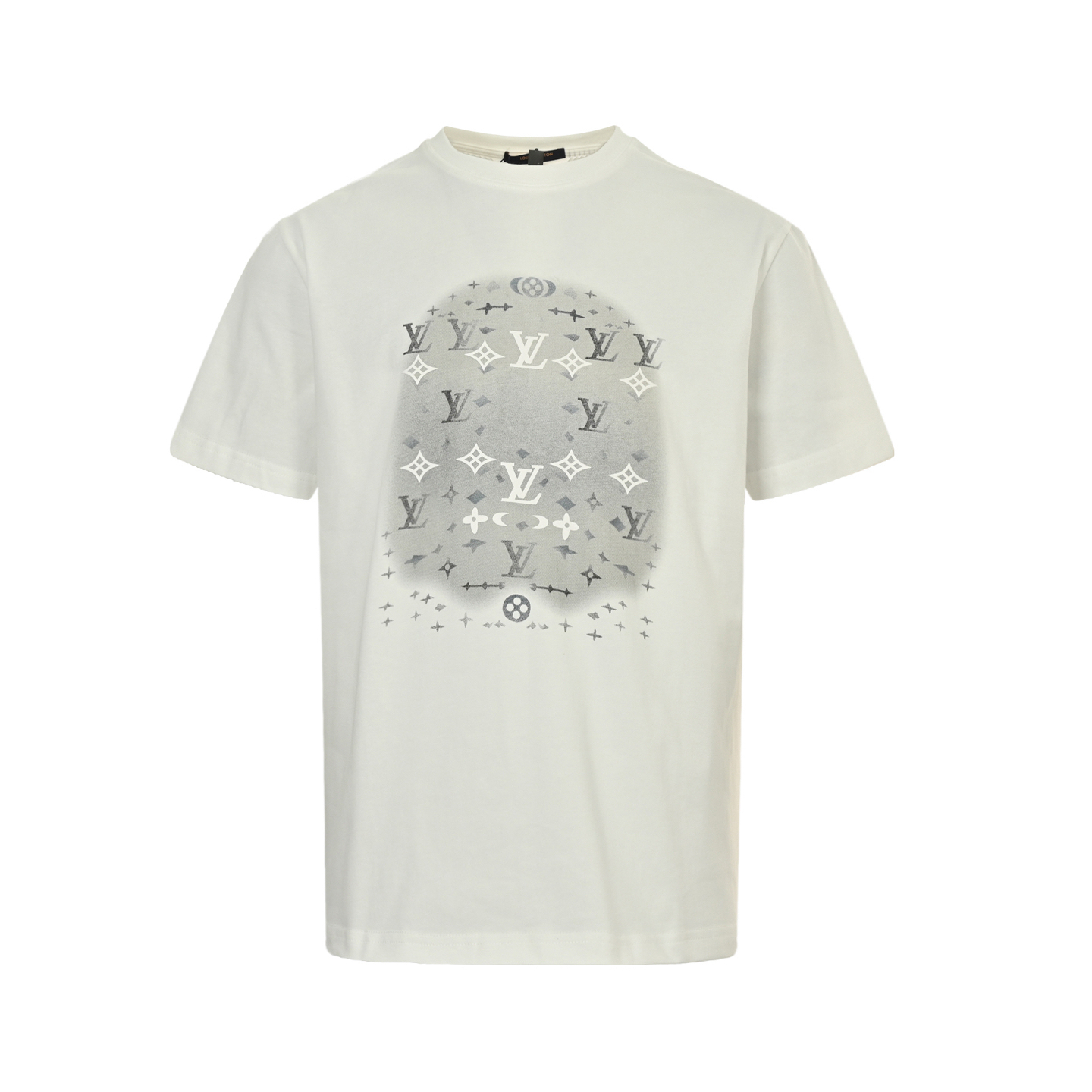 Ink rendering gradient print T-shirt