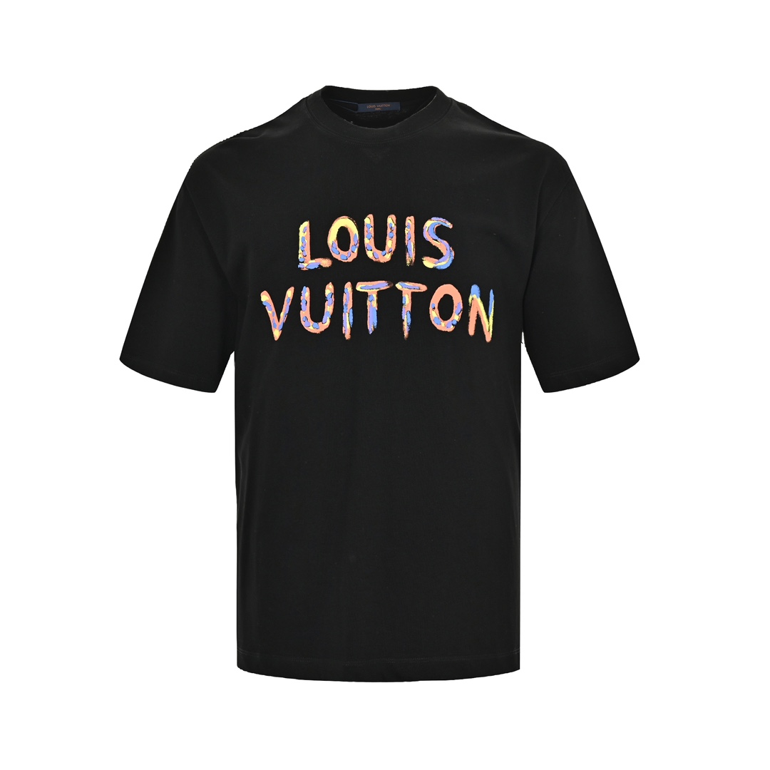 Hand-painted funny print T-shirt