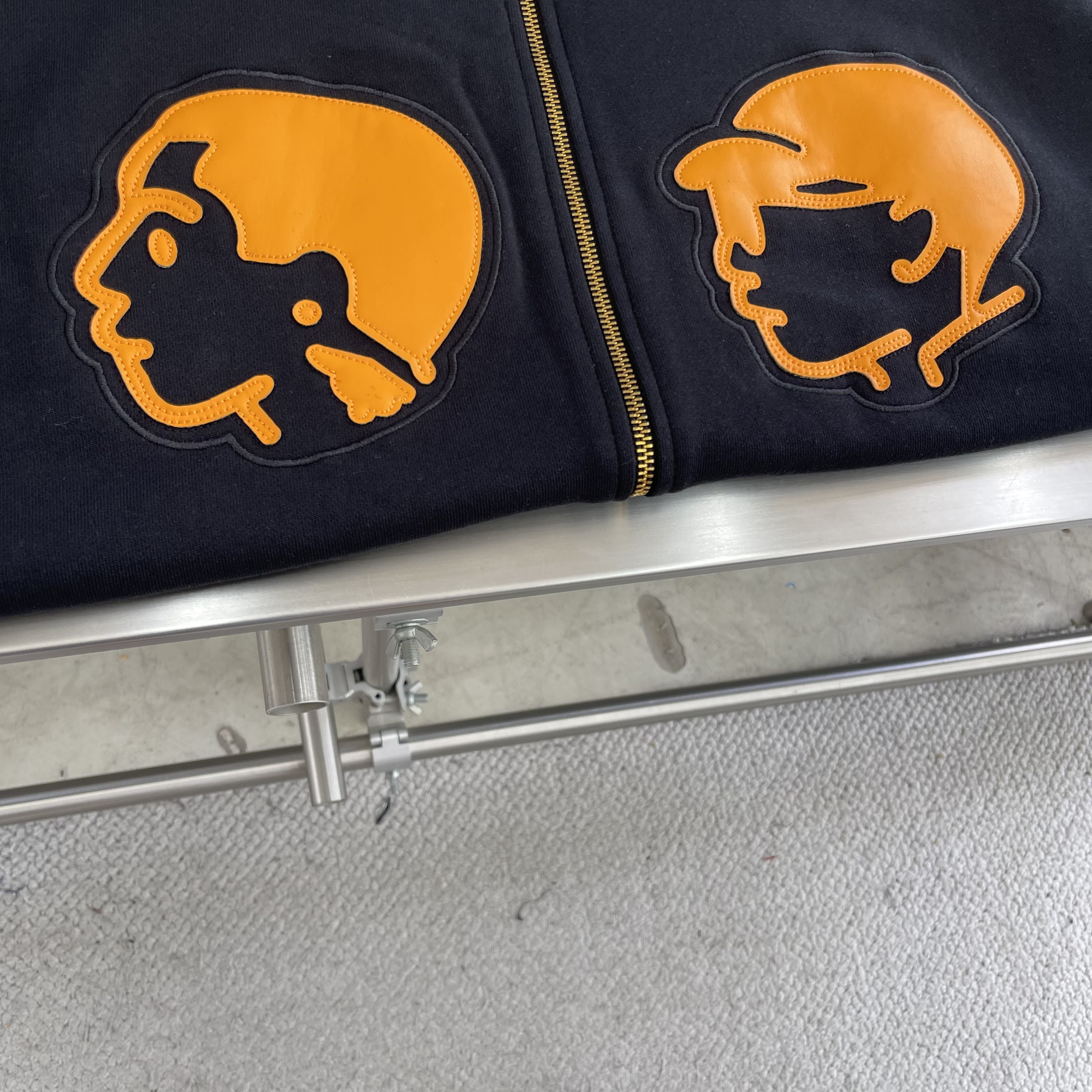 25SS Human Head Collaboration Zip-Up Hoodie