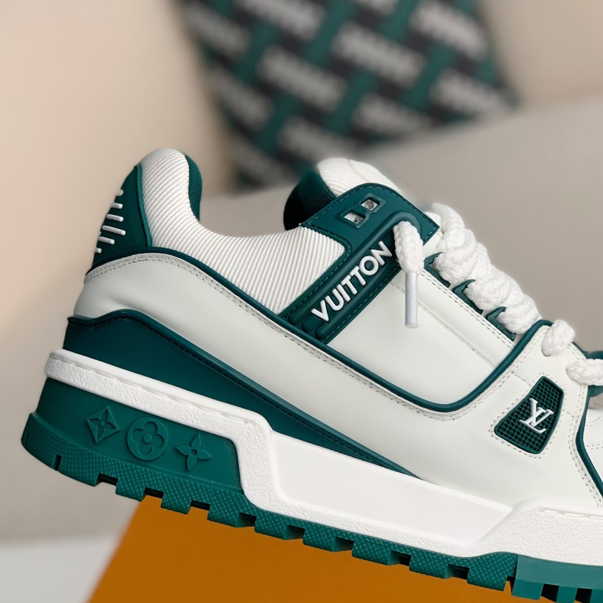 Trainer Maxi Sneaker white Green