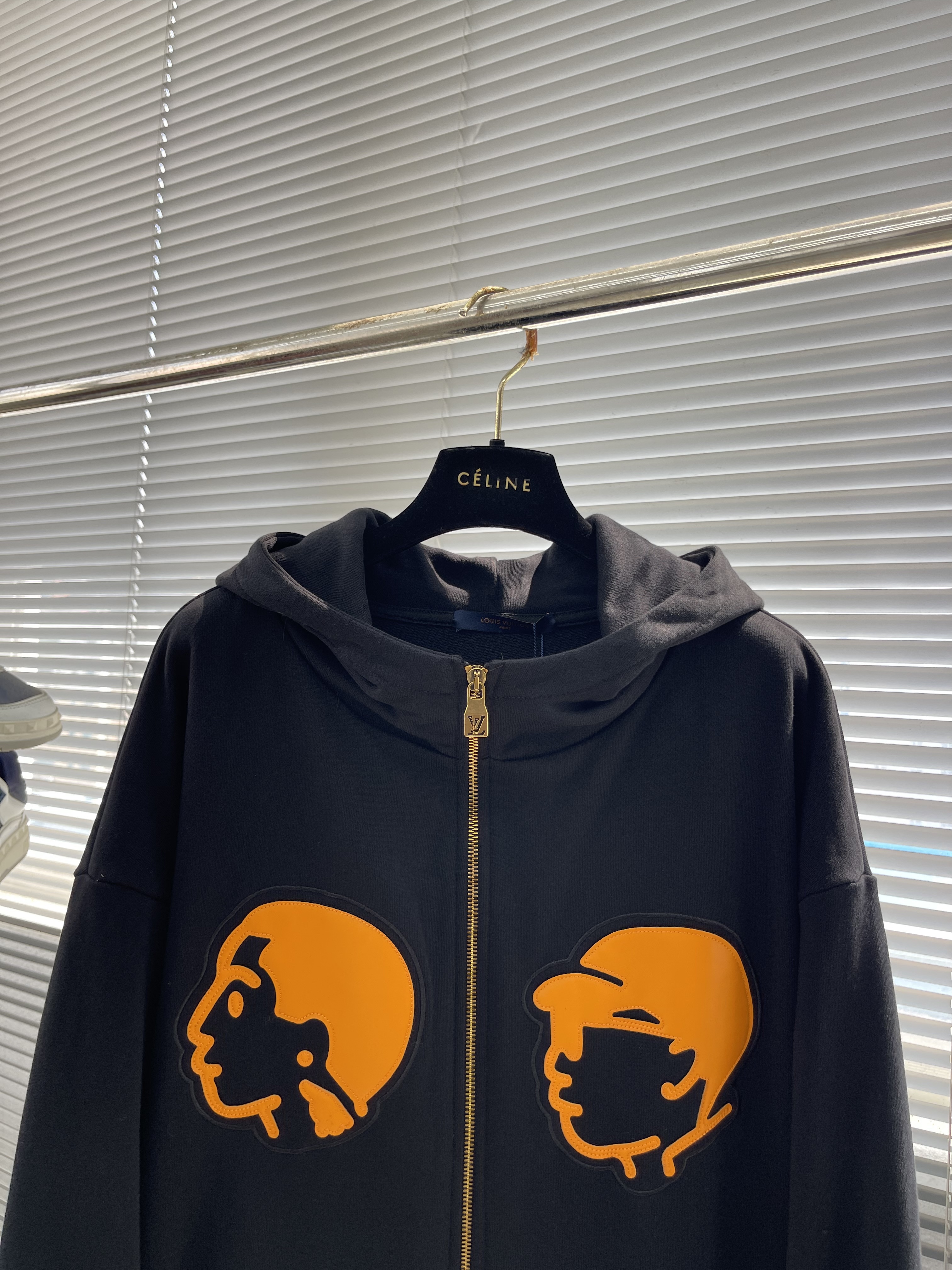 25SS Human Head Collaboration Zip-Up Hoodie