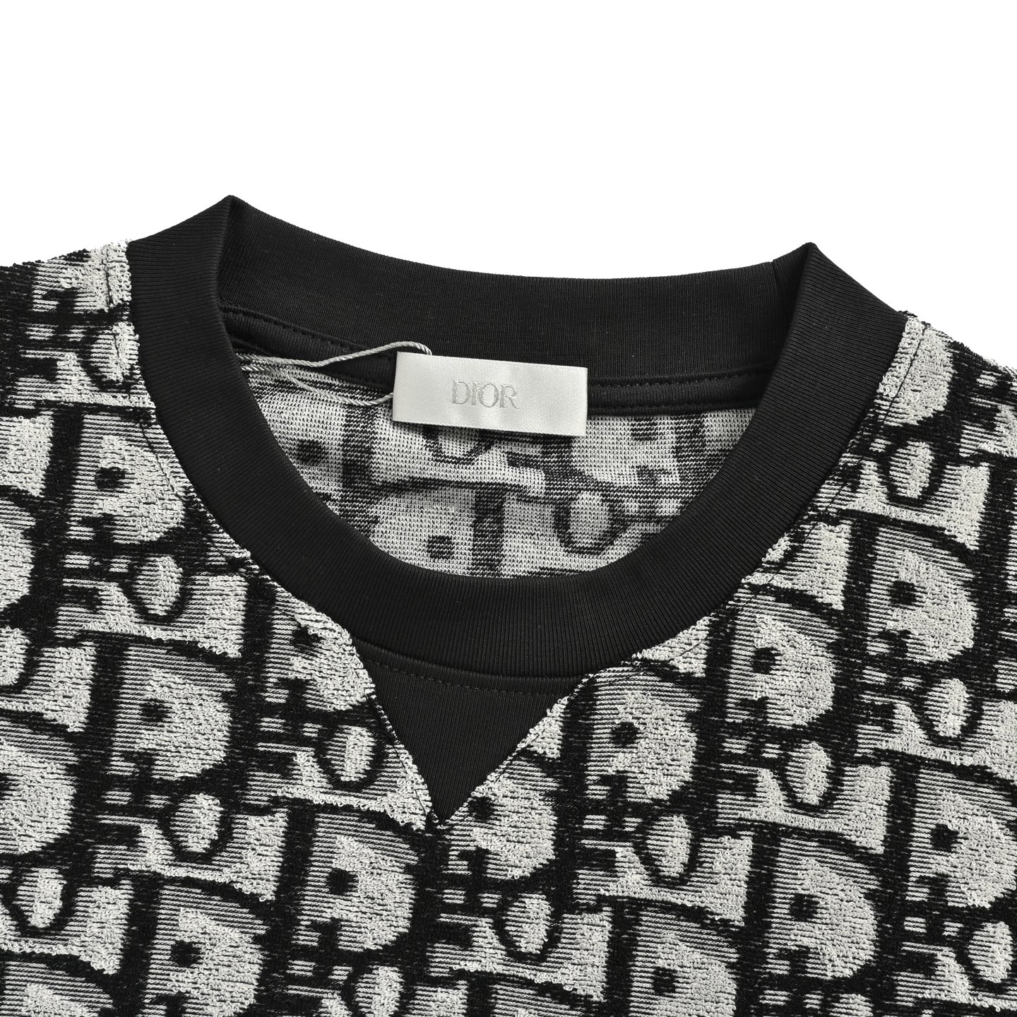Knitted Jacquard Graphic T-shirt