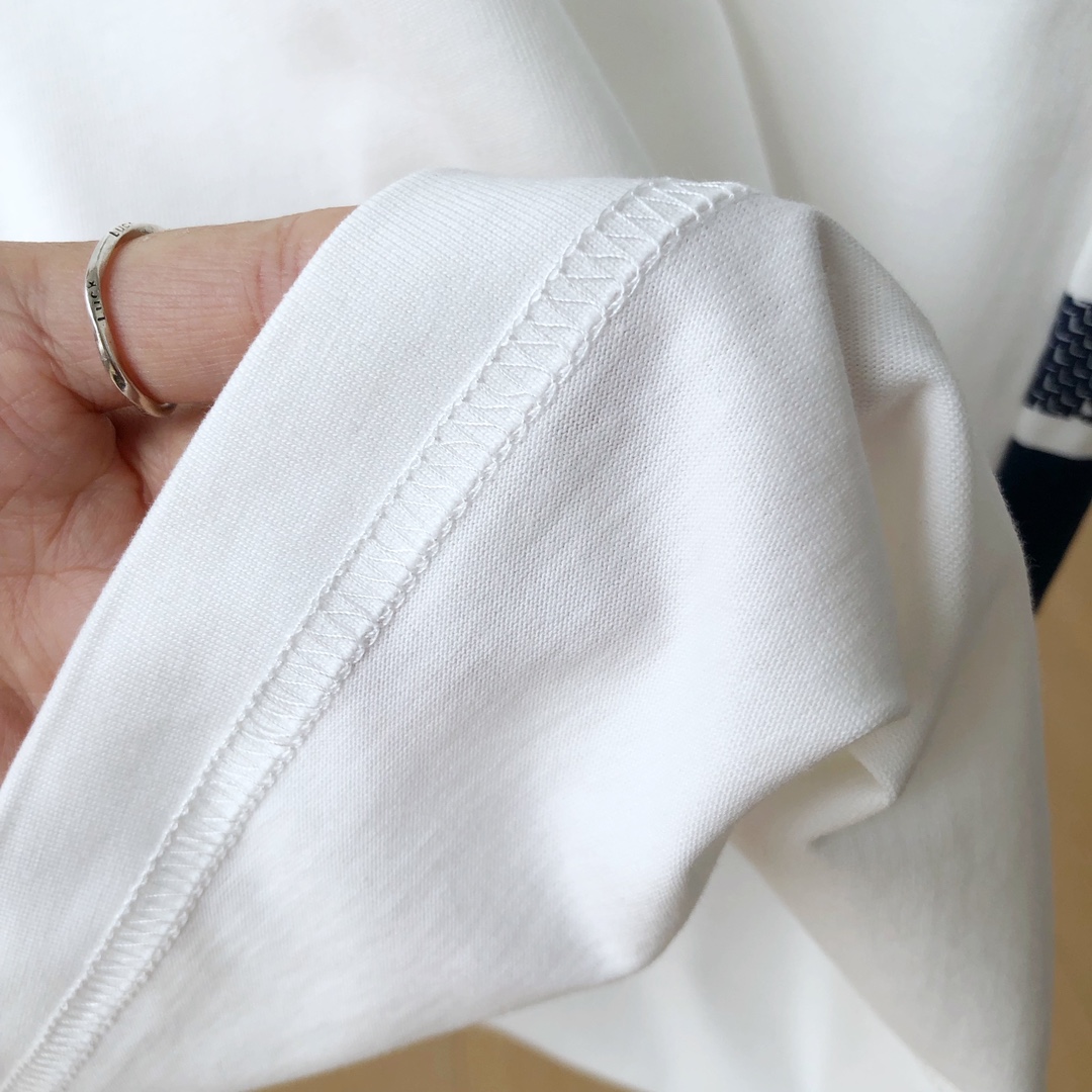 Old Monogram Pocket Patchwork Couple T-Shirt