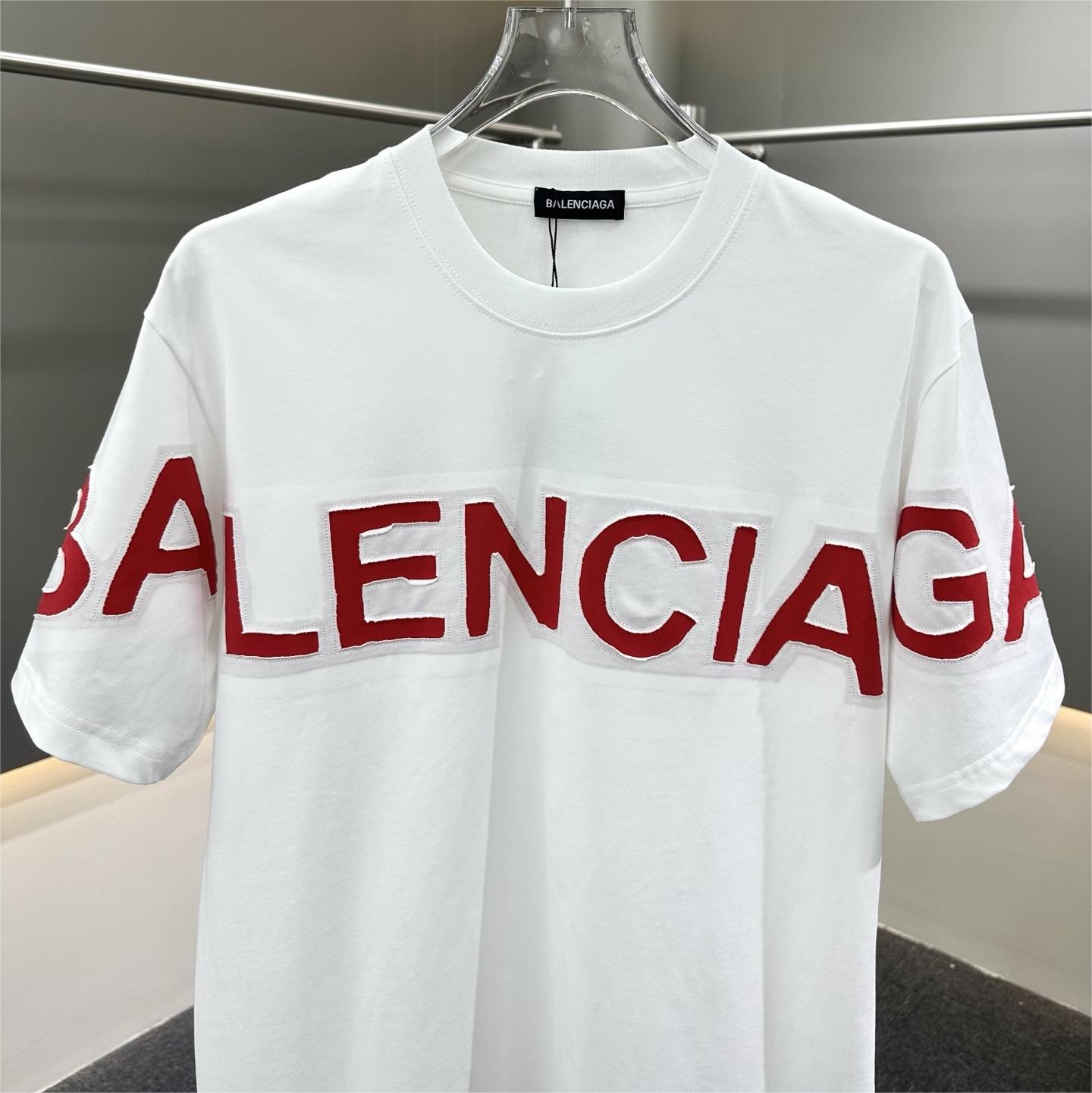 Embroidered patchwork print short-sleeved T-shirt