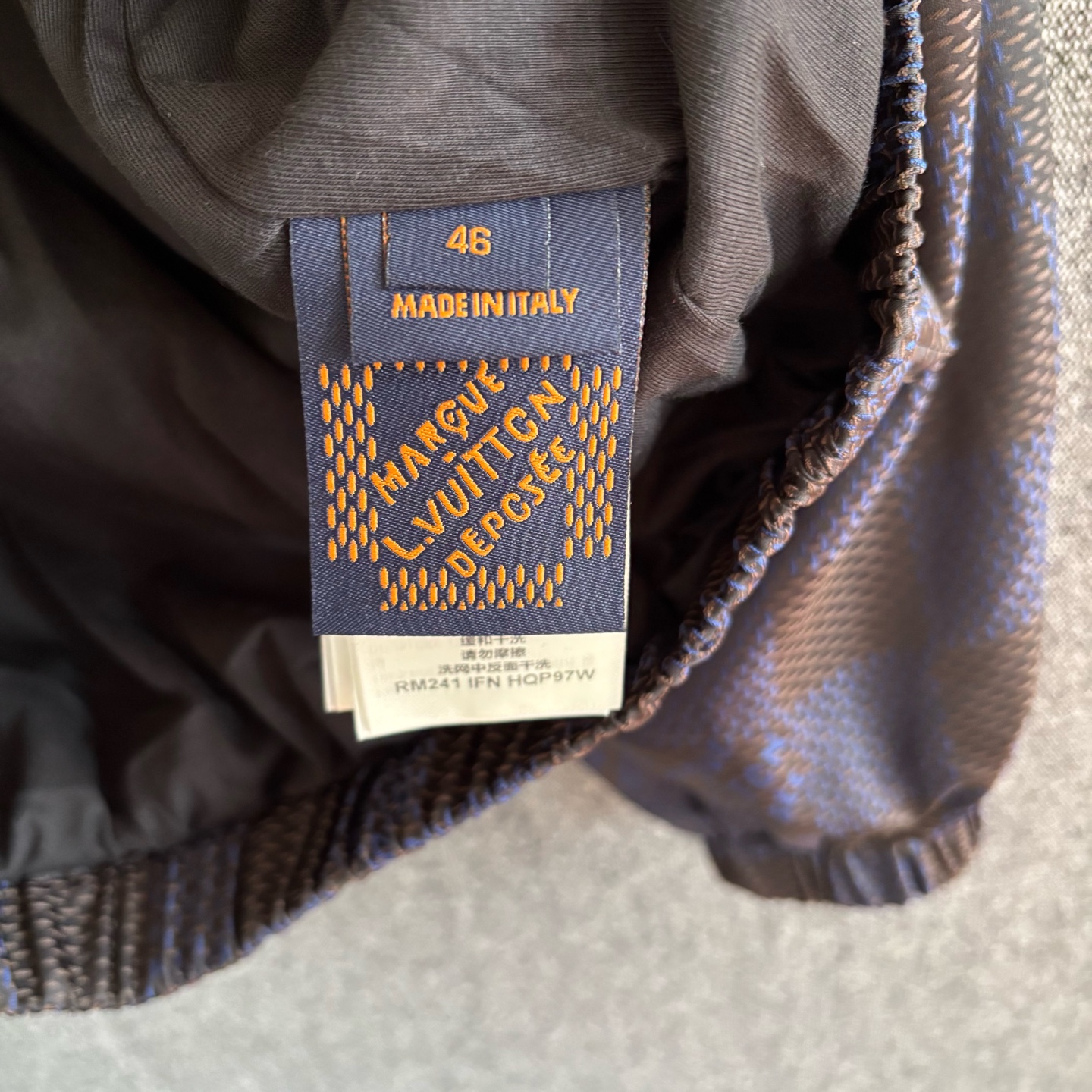 Stand collar long sleeve woven jacket