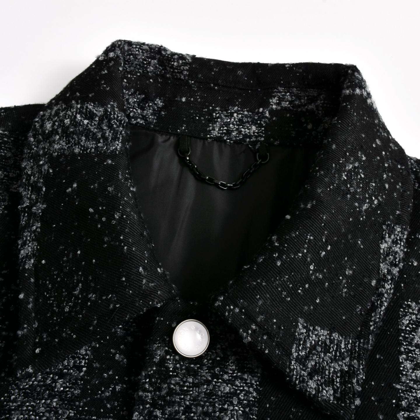 Pearl Checkerboard Baseball Jacket