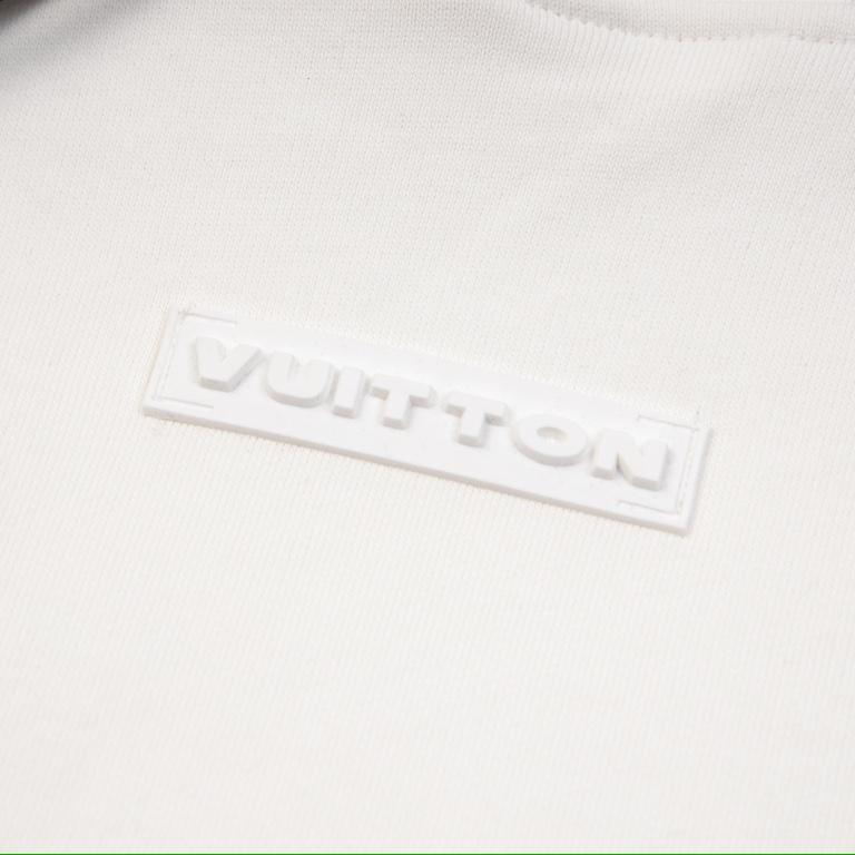 White Signature Cotton Hoodie