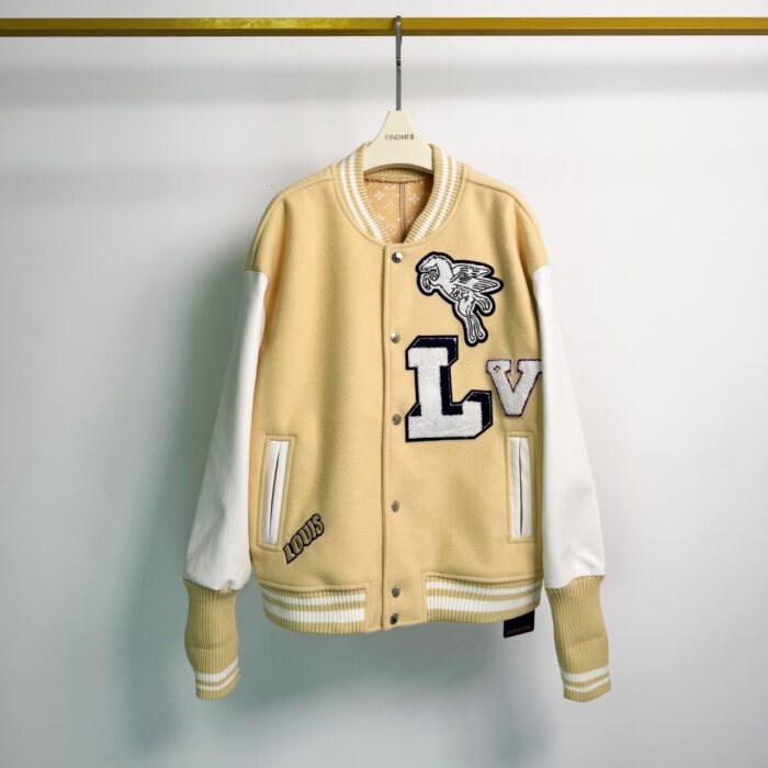 Autumn And Winter Leather Patchwork Baseball Casual Jacket