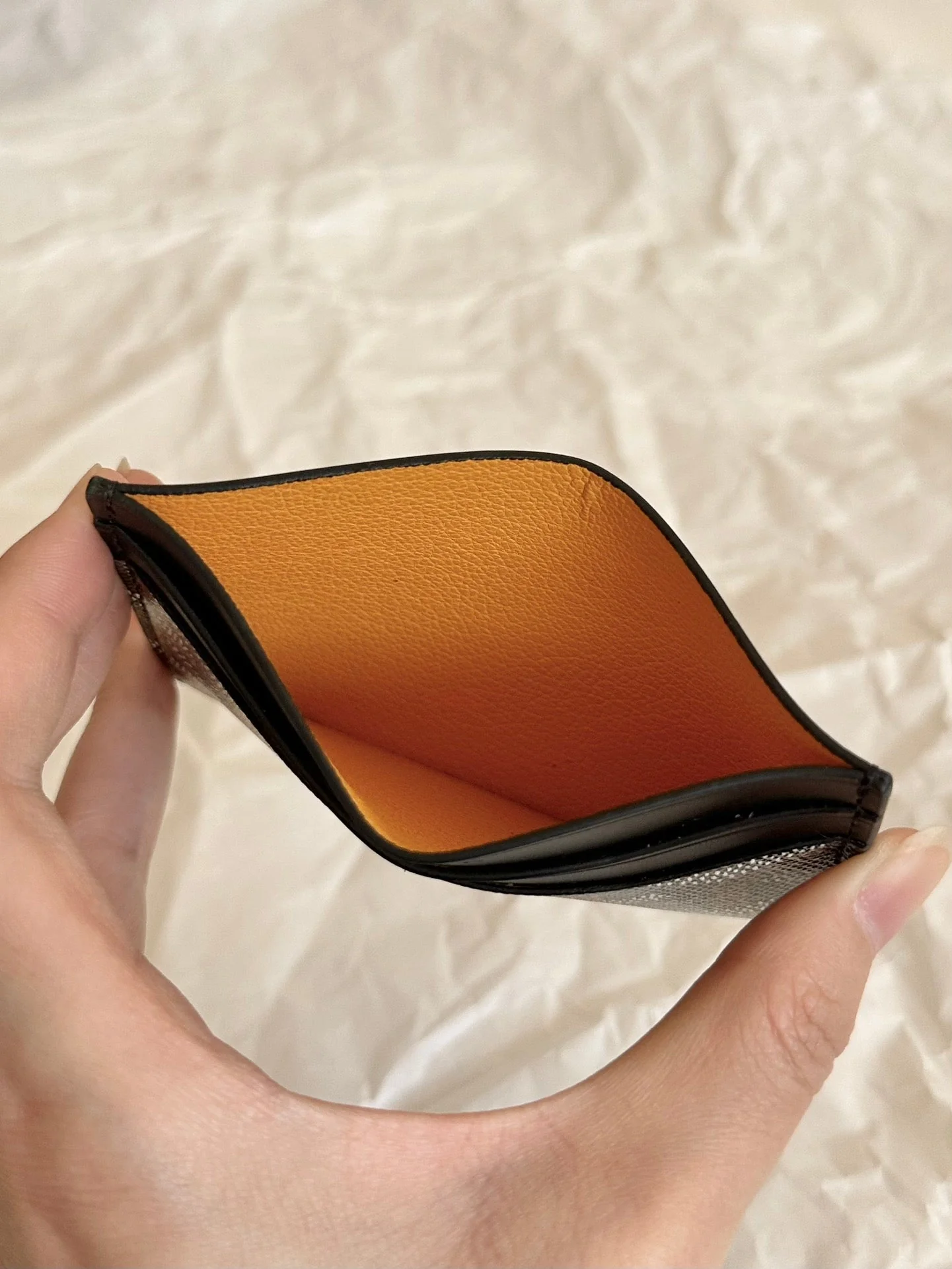 Black Calfskin Card Holder