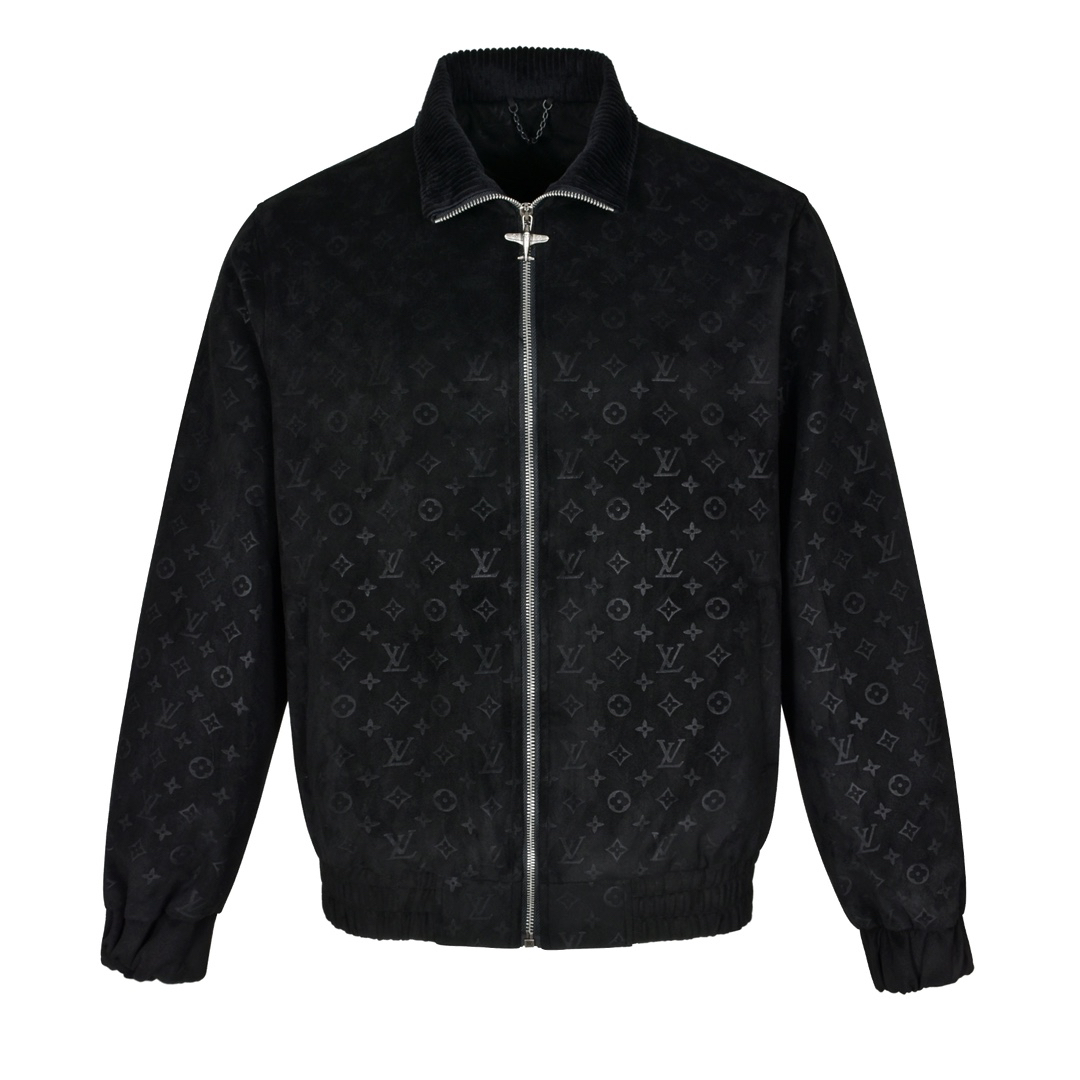 Suede Stand Collar Jacket