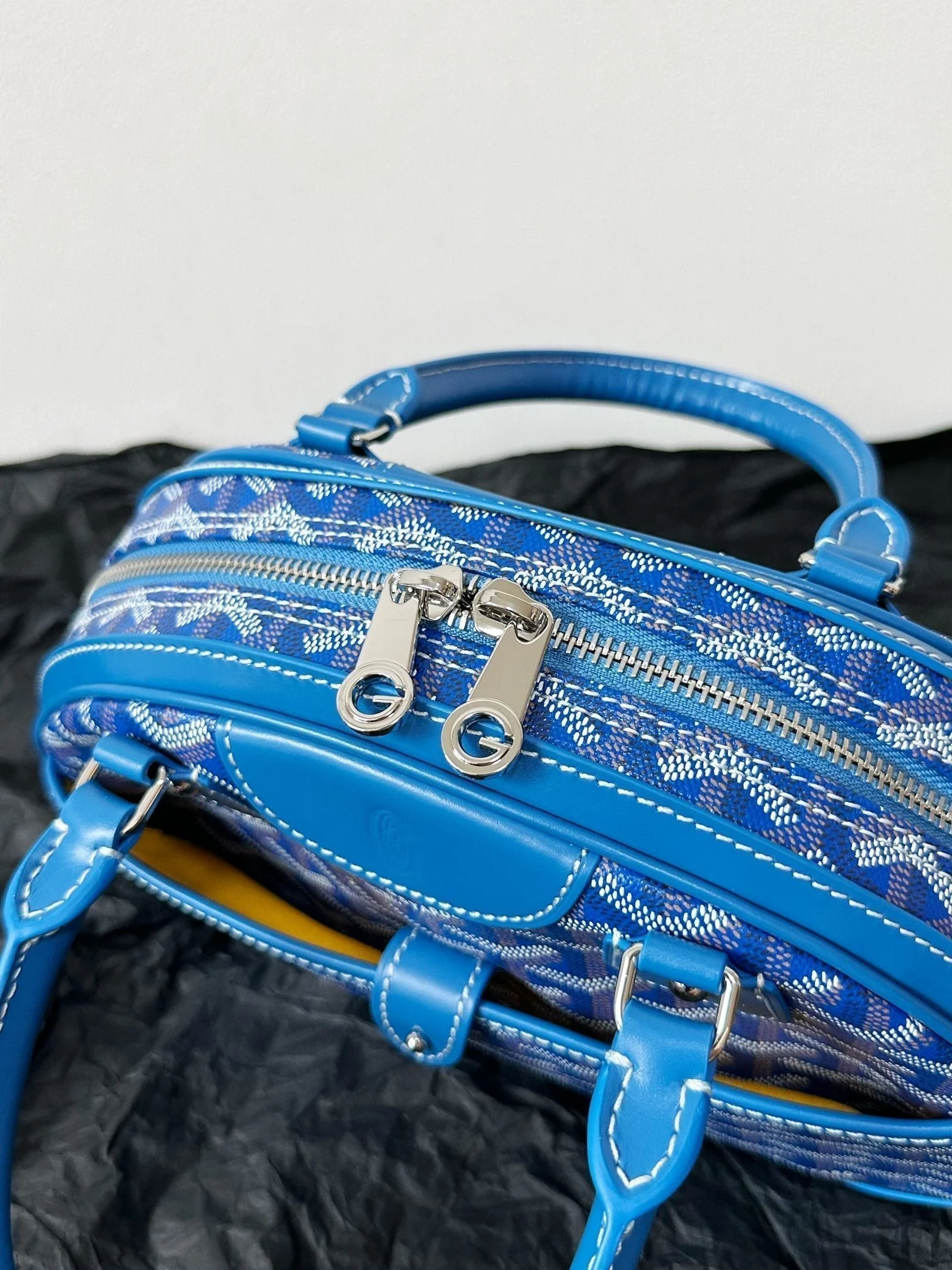 Small Blue Canvas Bowling Ball