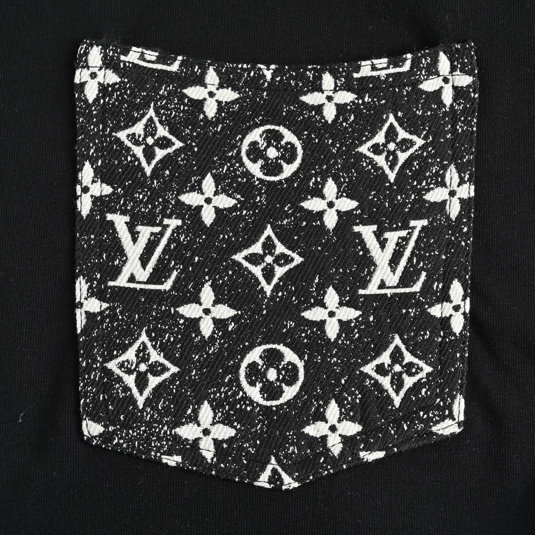 Denim Pocket Short Sleeve T-Shirt