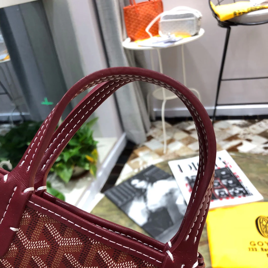 Shopping Bag 22cm Burgundy