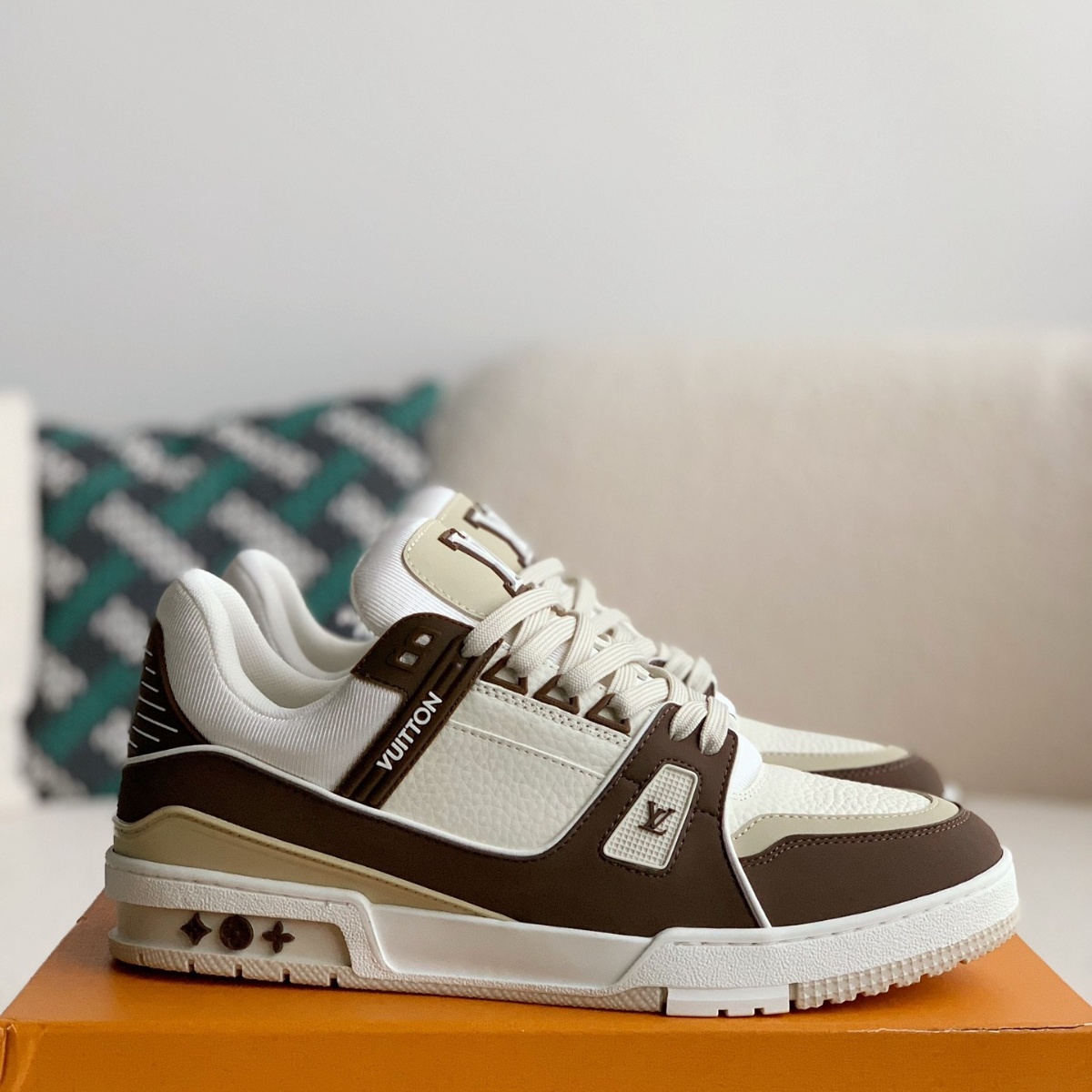 Trainers 'Beige Brown'