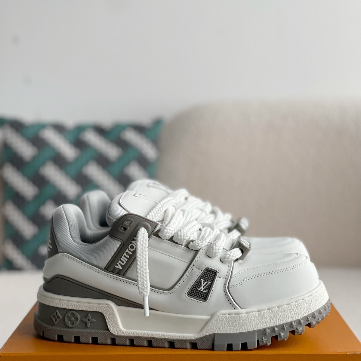 White men's sneakers