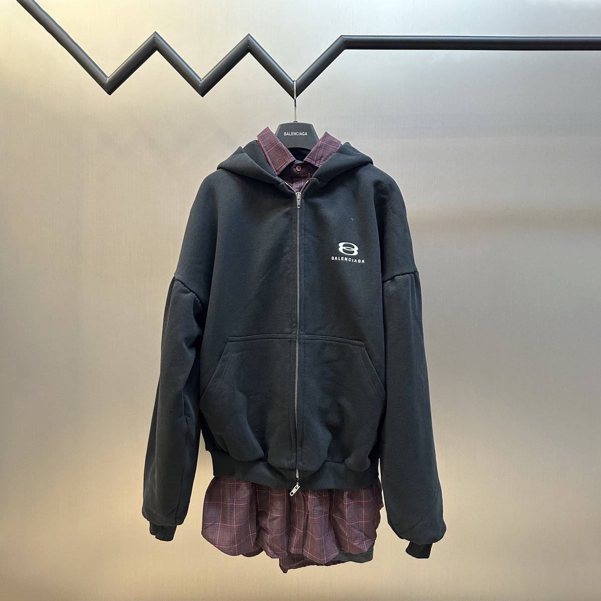 Three-Piece Zip-Up Hoodie